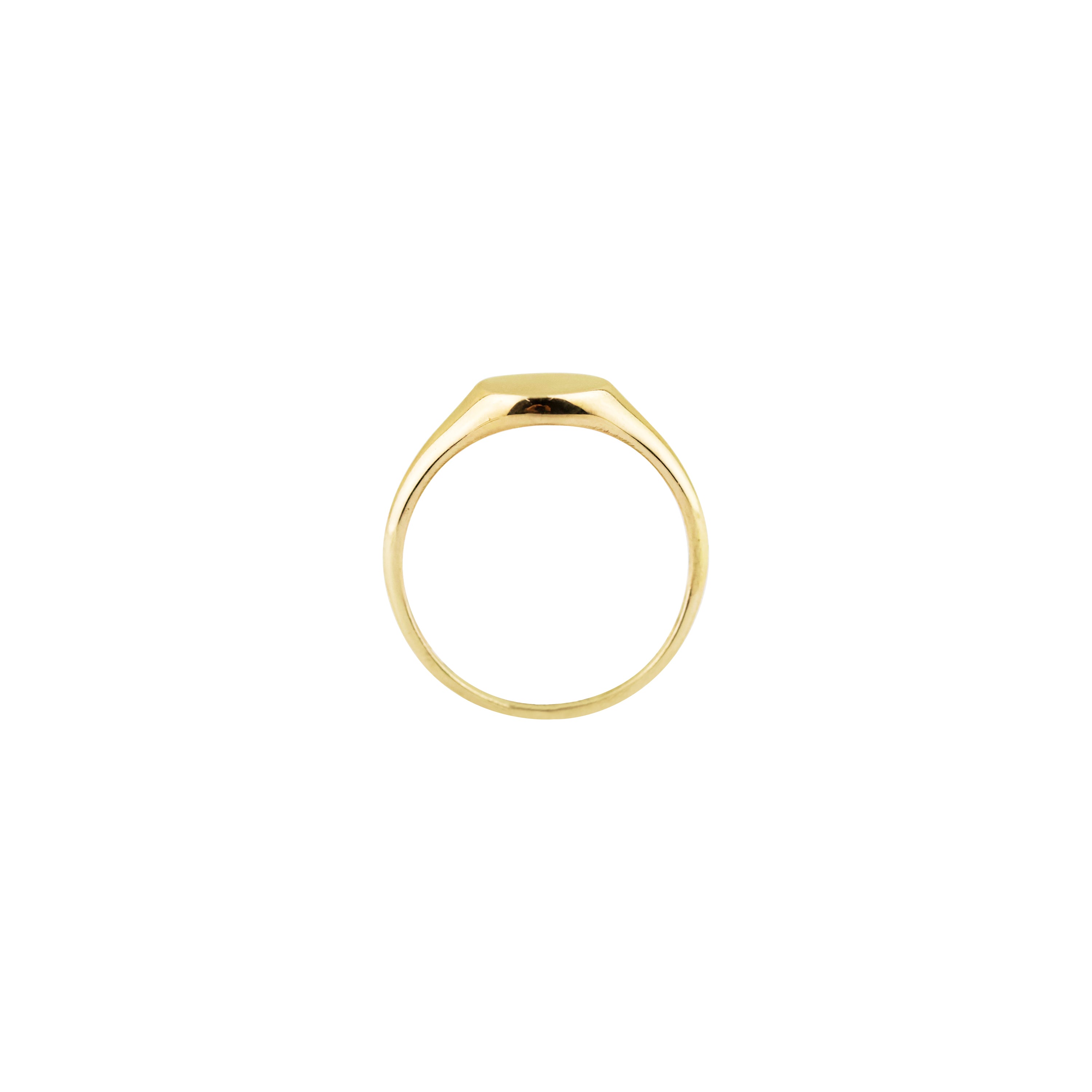 Centerstage Round Gold Ring