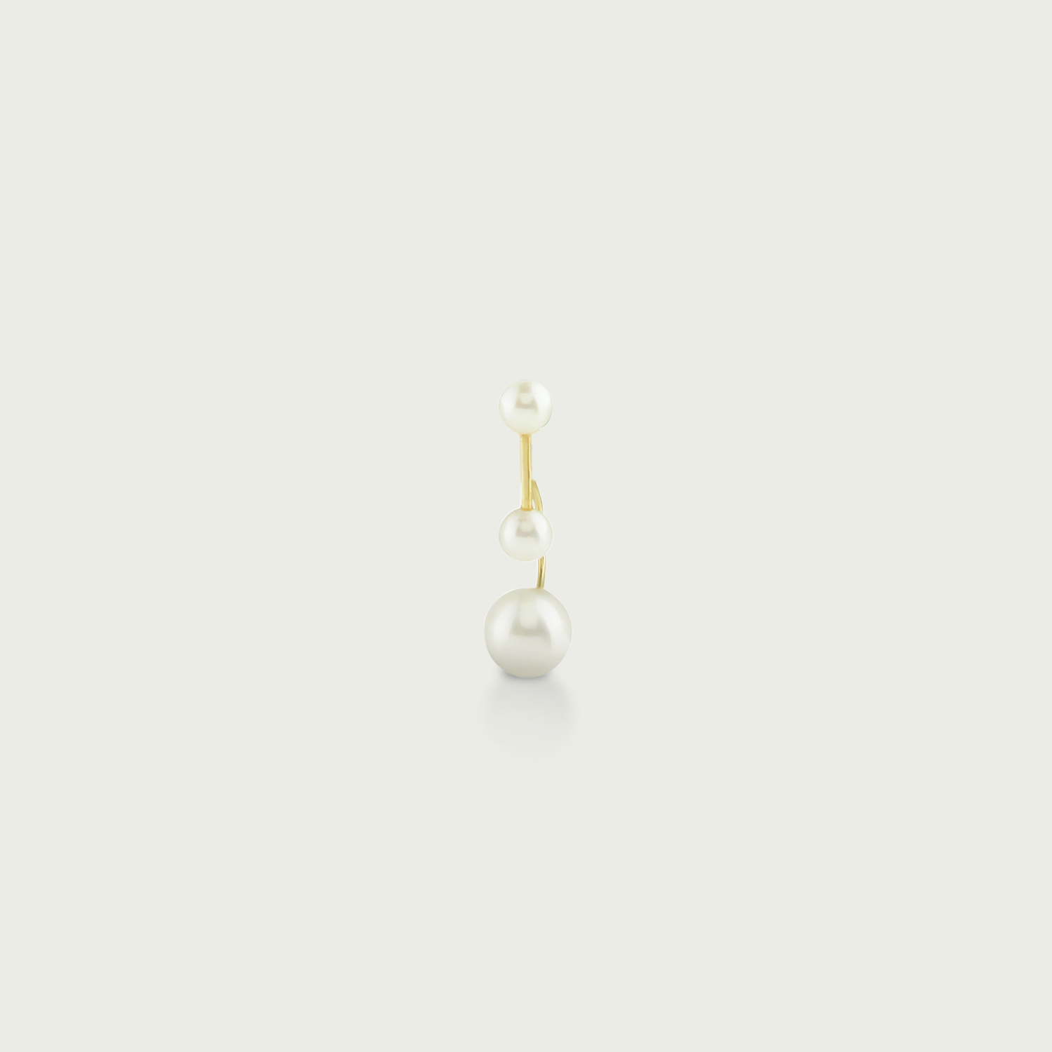 High TideThree Pearl Earrings