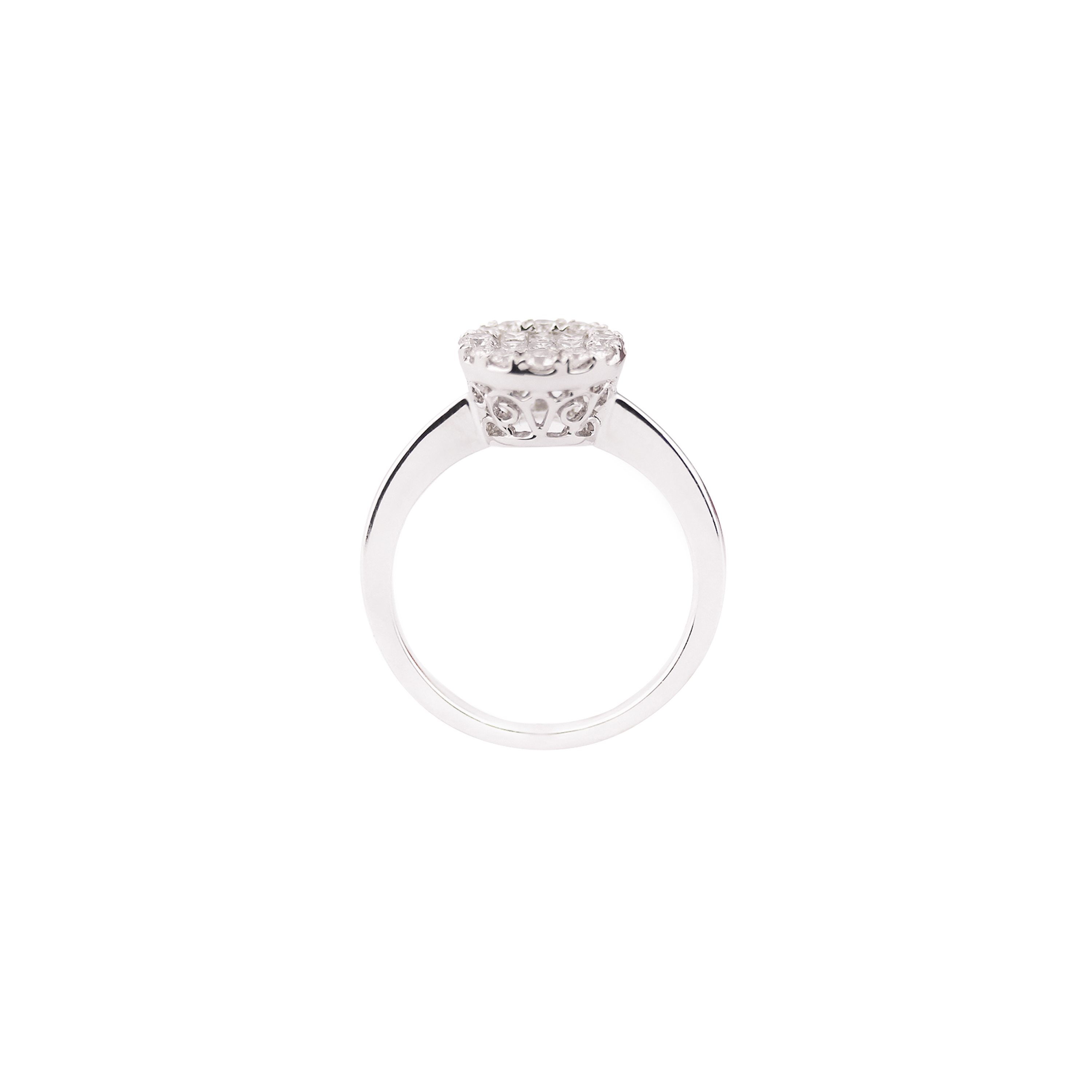 Dream Halo Diamond Engagement Ring