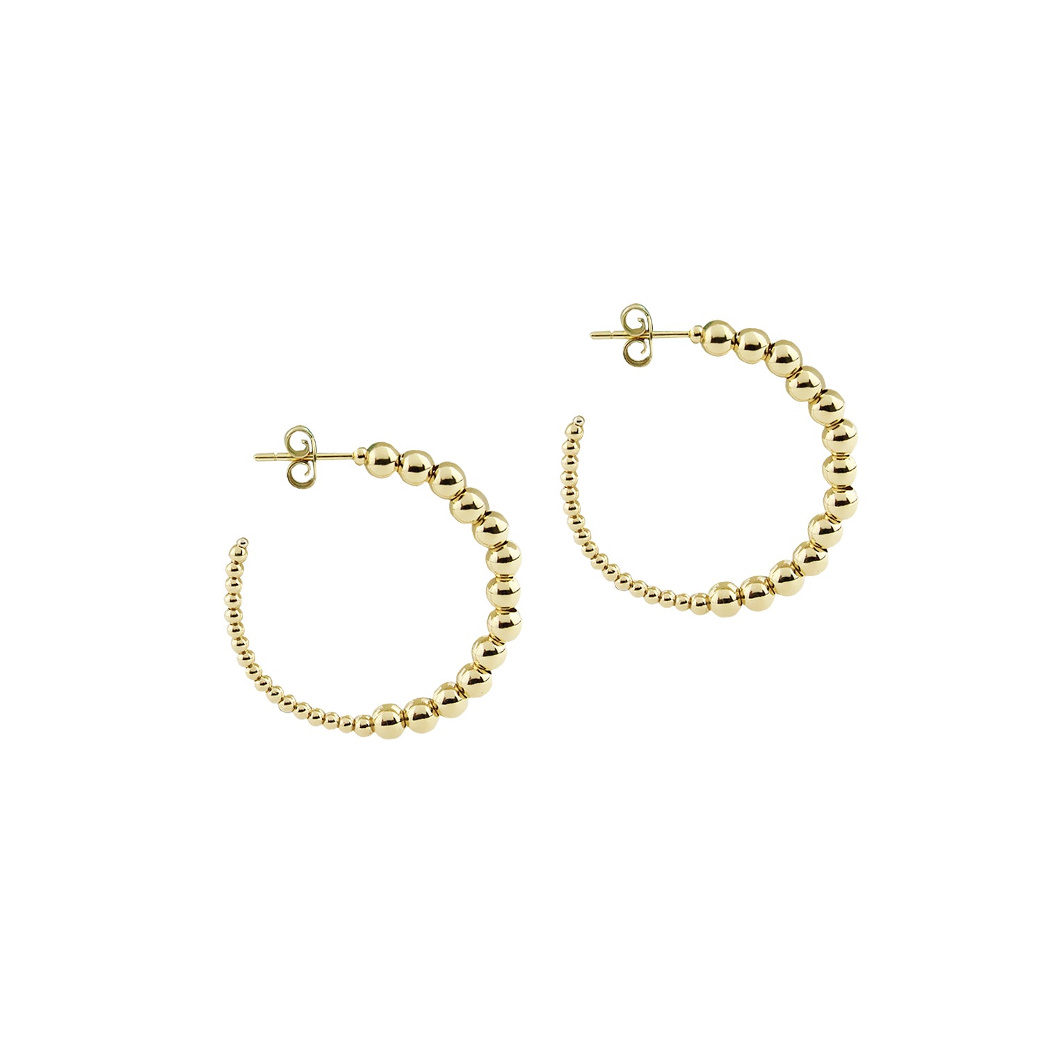 She’s Got Plans Gold Hoop Earrings
