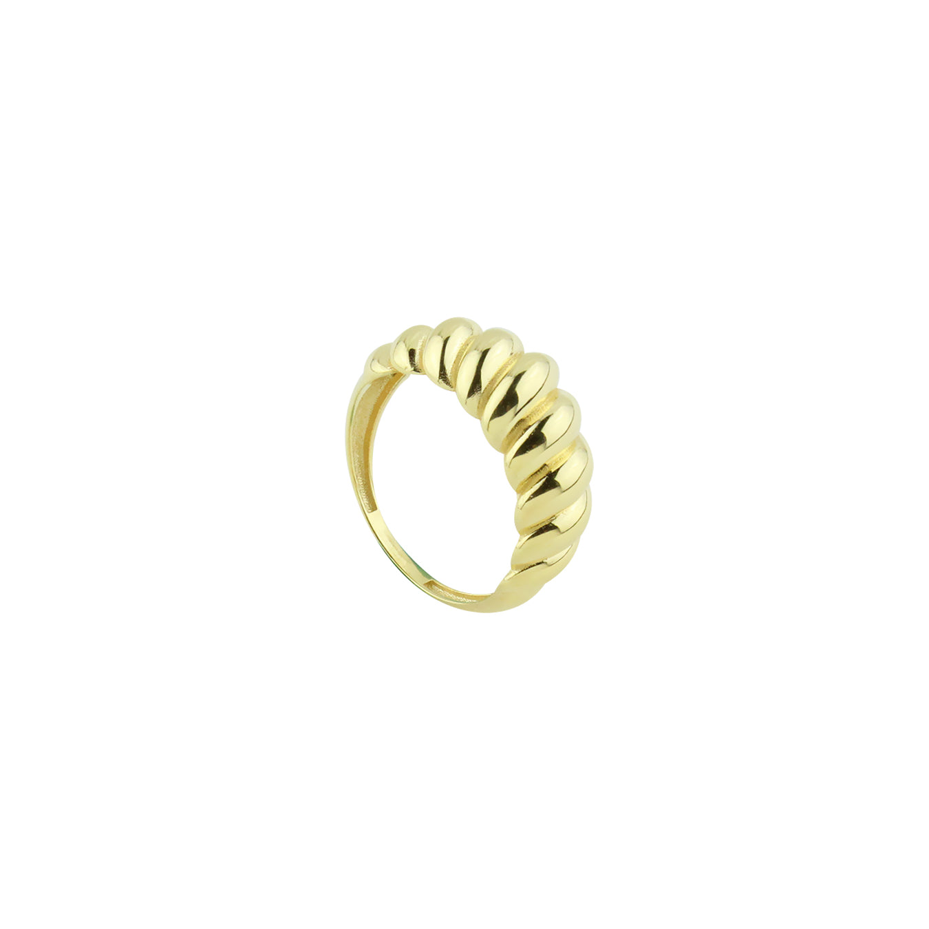 Never Be Late Gold Ring