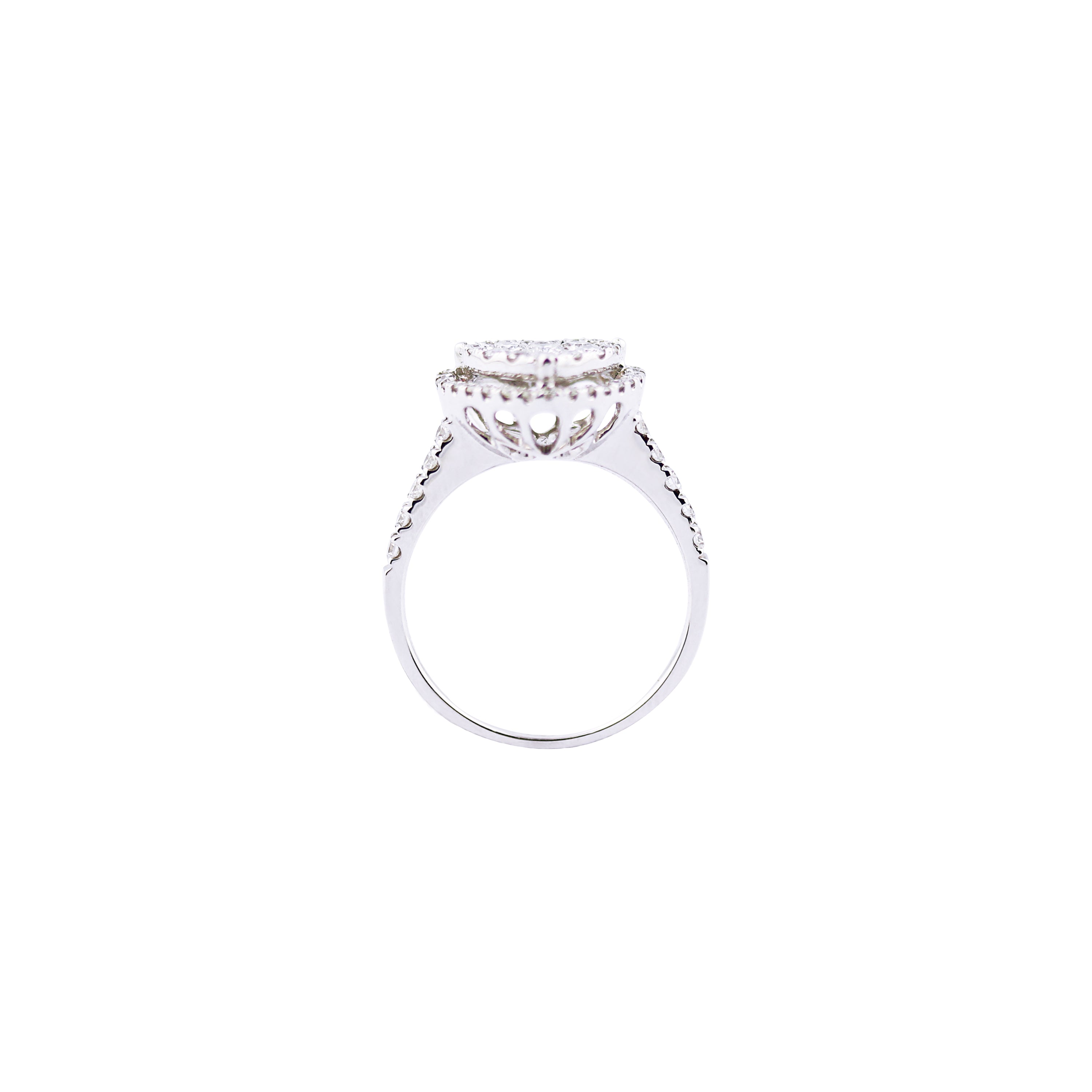 Happy Heart Diamond Engagement Ring