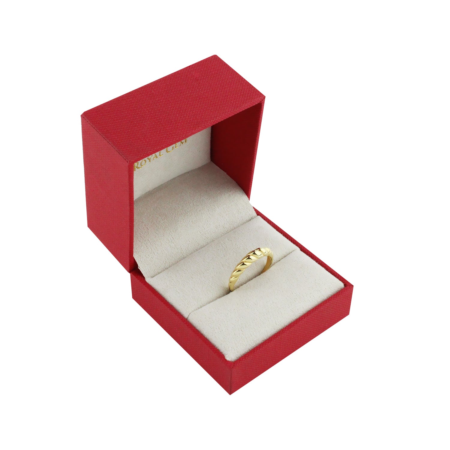 Never Be Late Gold Ring