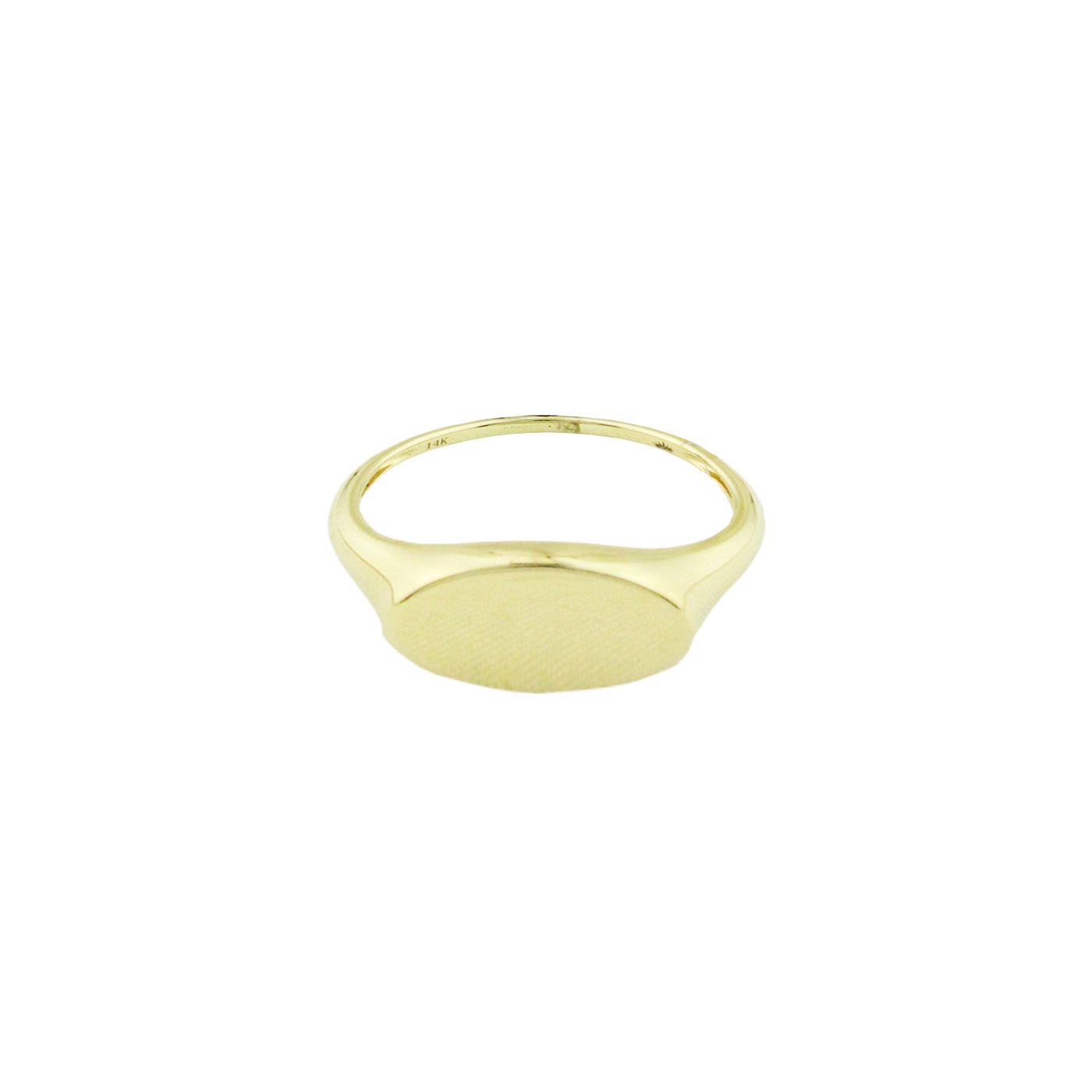 Centerstage Oval Gold Ring