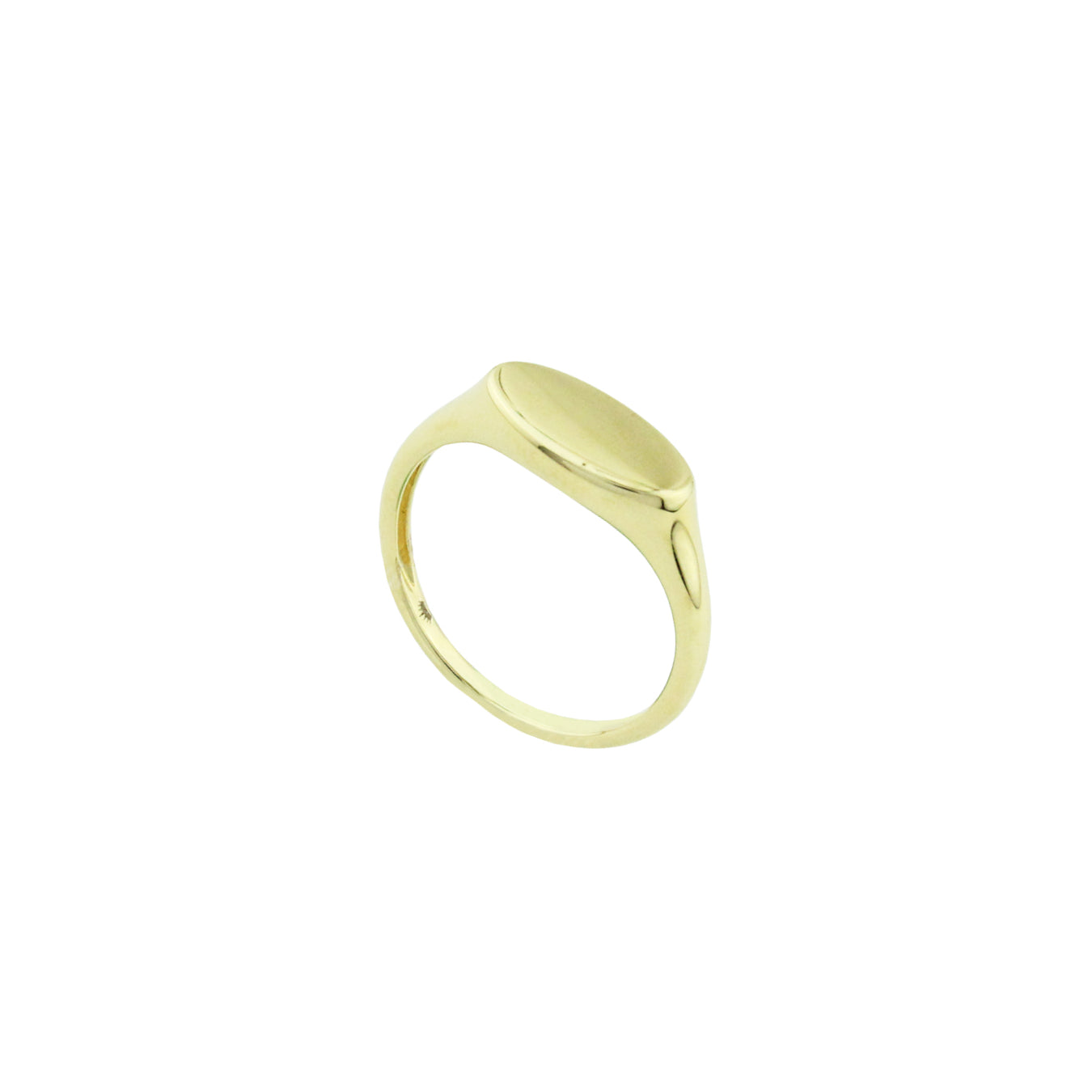 Centerstage Oval Gold Ring