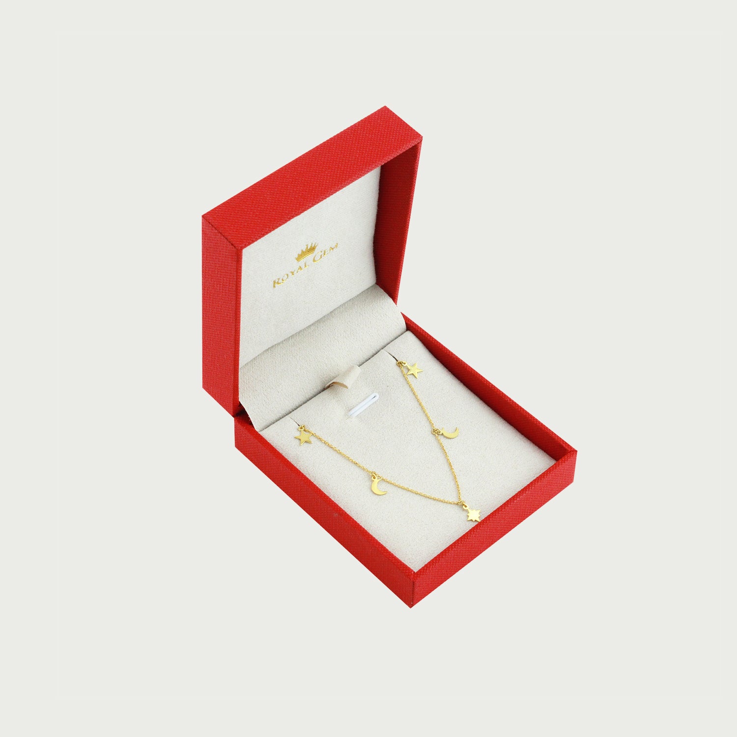 Lunar Charm Gold Necklace