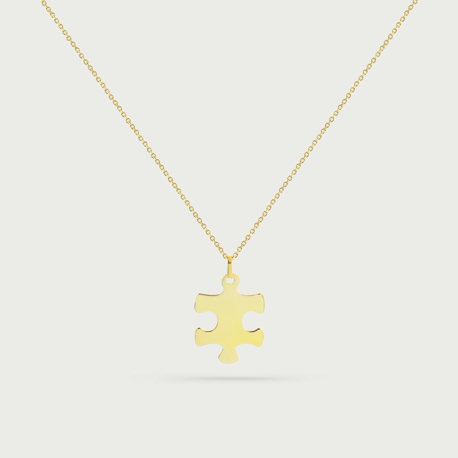 Puzzle Gold Necklace