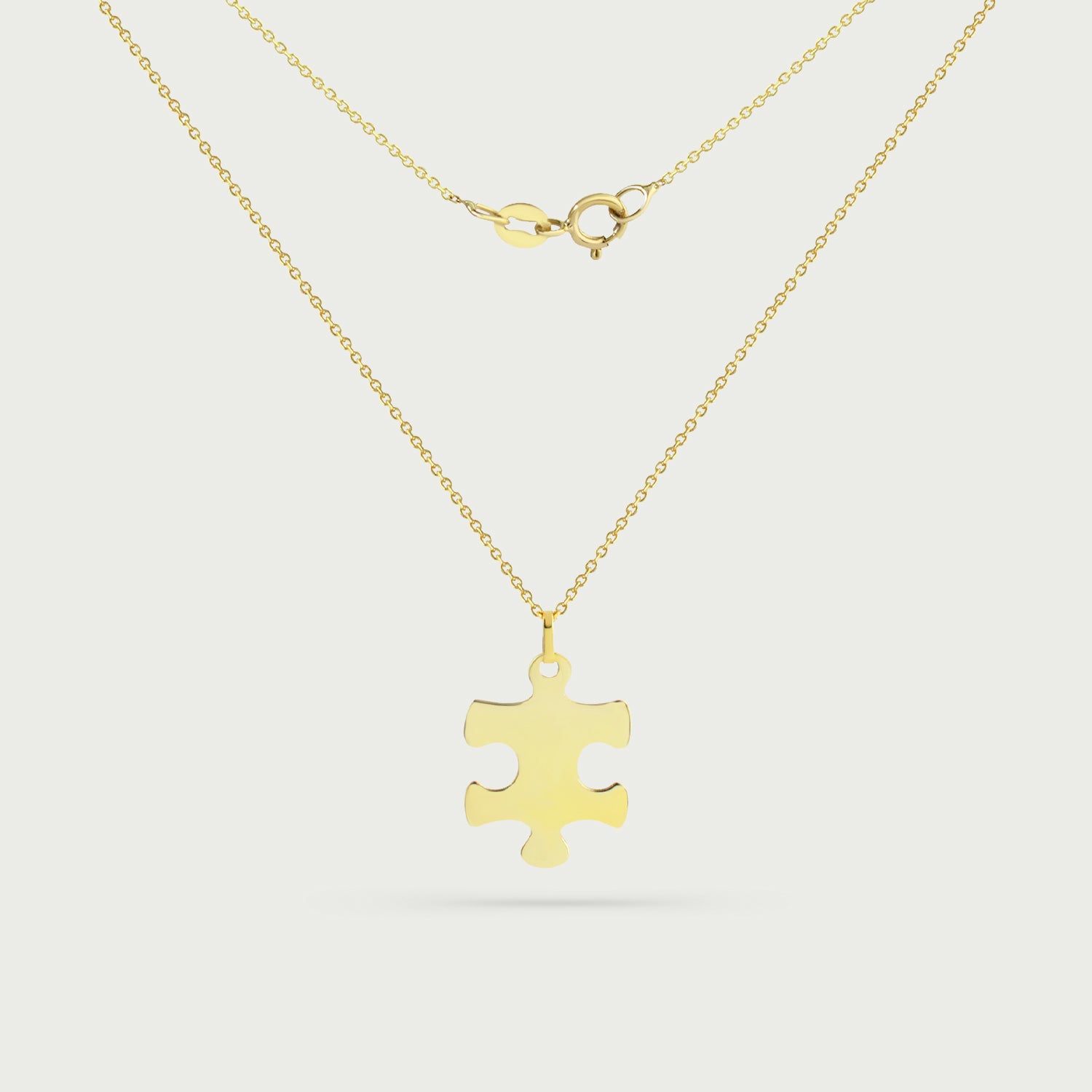 Puzzle Gold Necklace