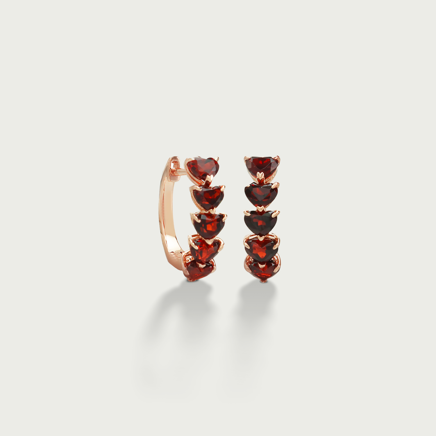 Toast to That Gemstone Hoop Earrings