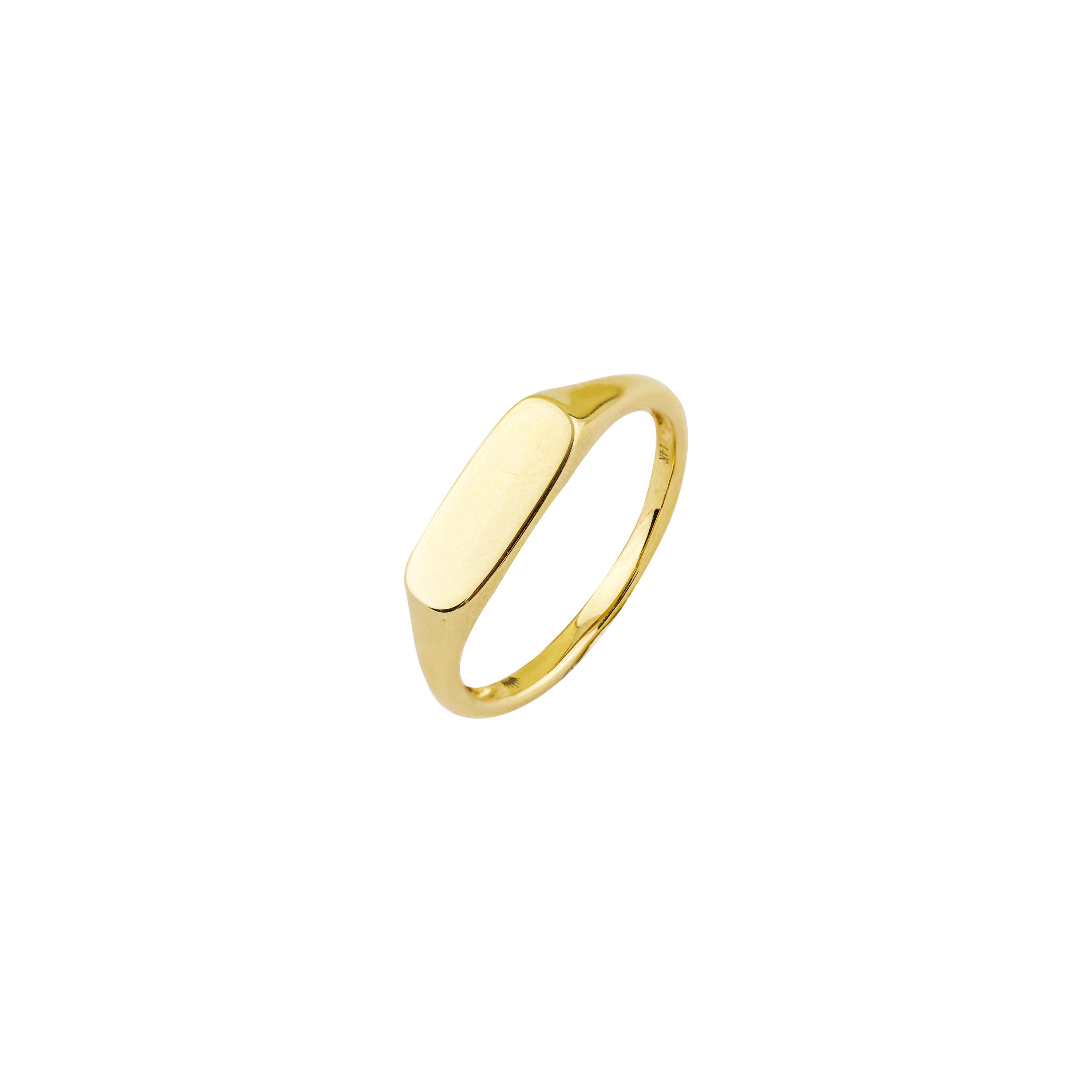 Centerstage Oblong Gold Ring