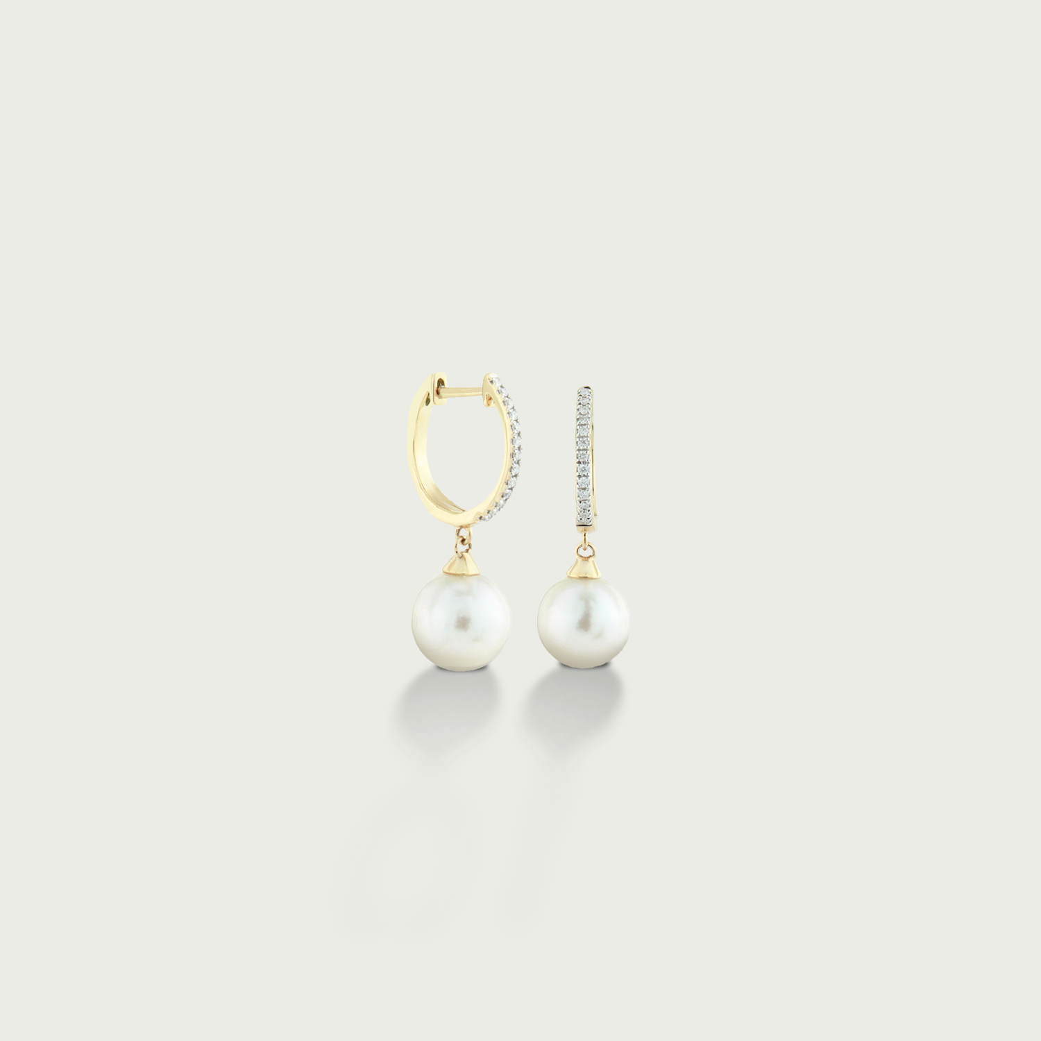Northern Glow Pearl Creolla Earrings