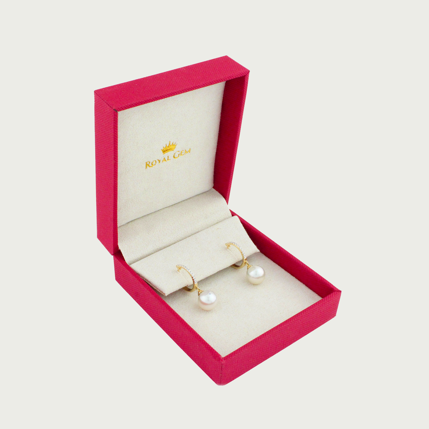 Northern Glow Pearl Creolla Earrings