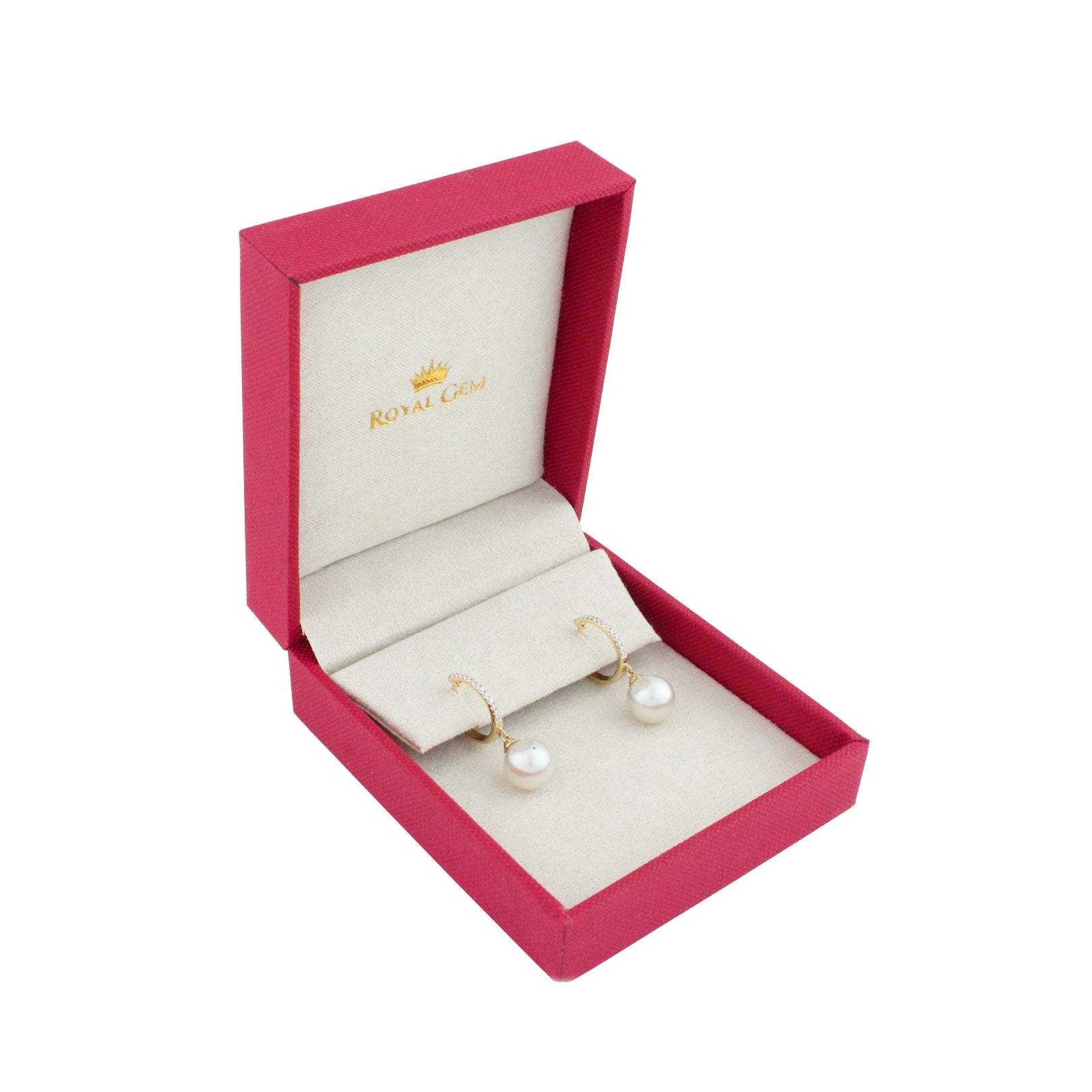 Northern Glow Pearl Creolla Earrings