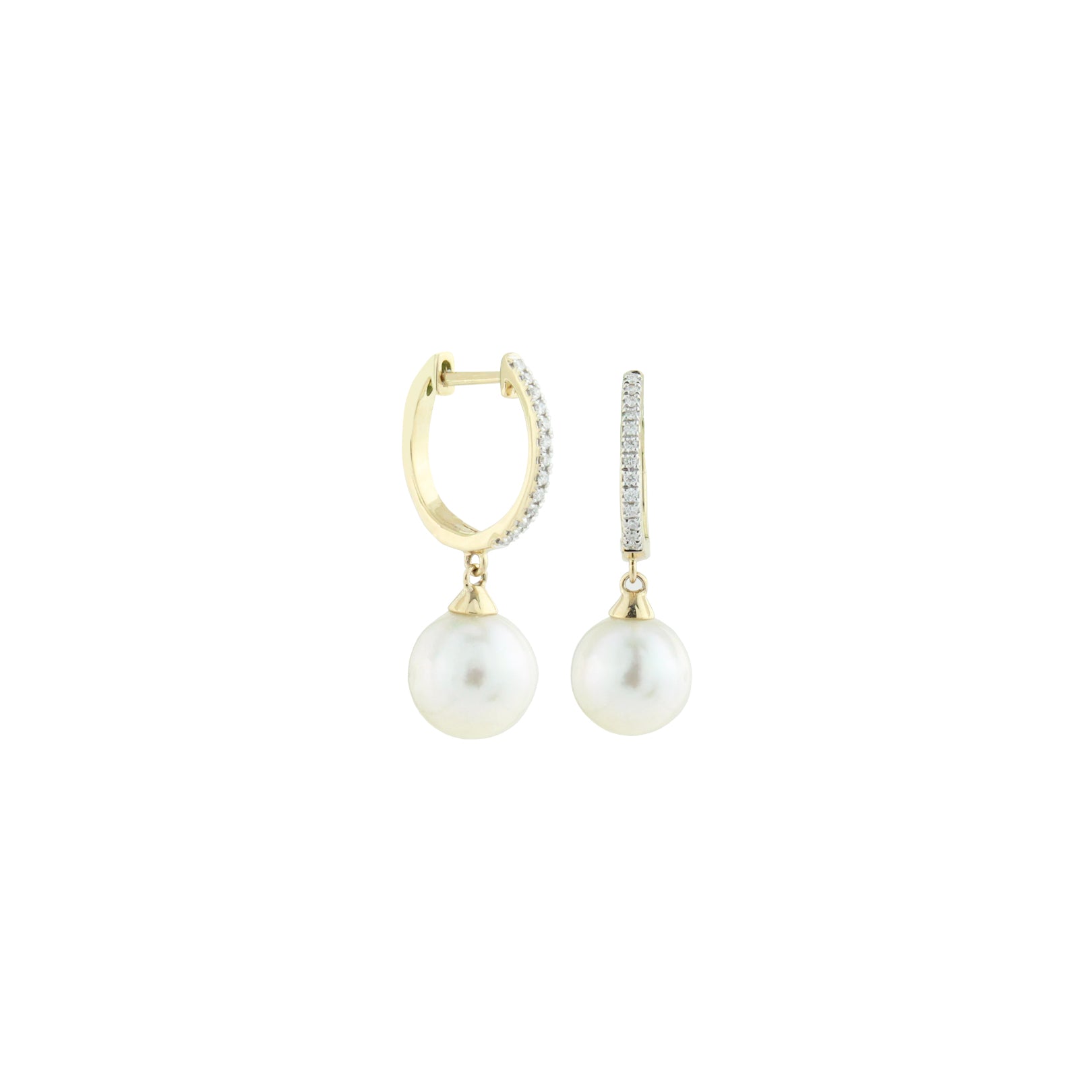 Northern Glow Pearl Creolla Earrings