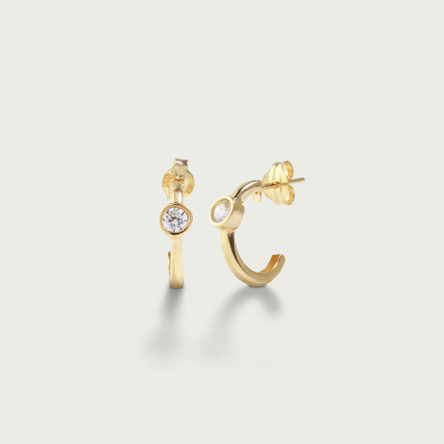 Bows & Blooms Gold Hoop Earrings