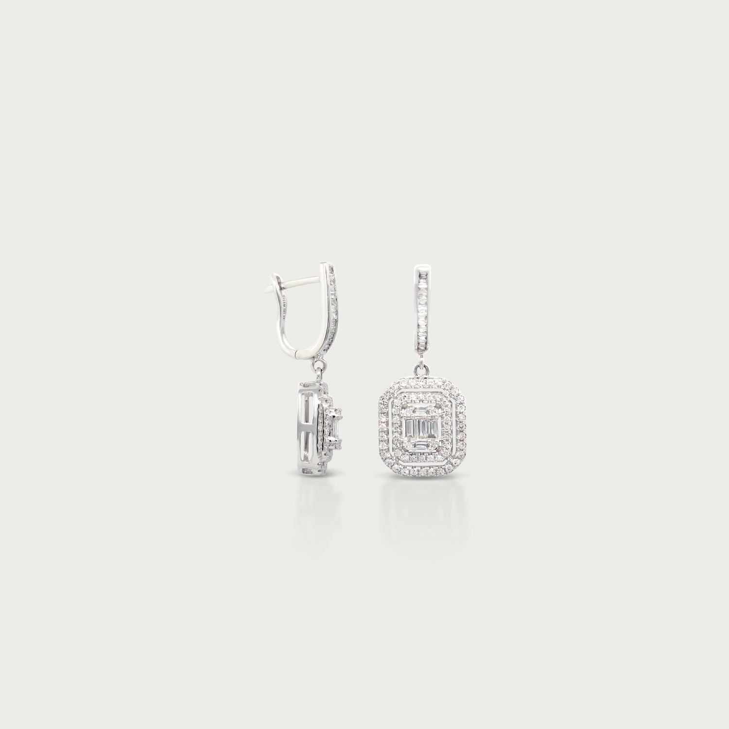 Rhythm of Love Diamond Hoop Earrings