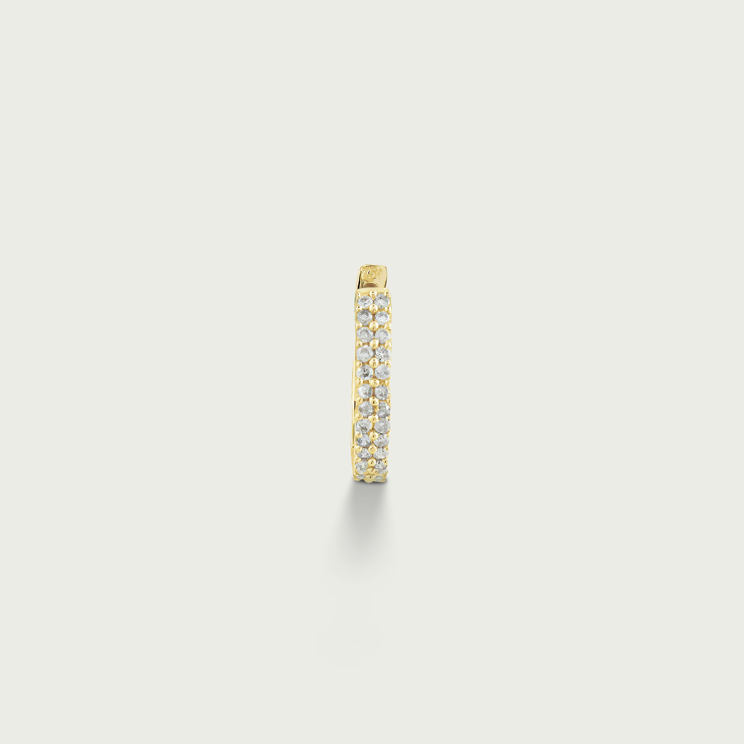 Meant to Believe Diamond Hoop Earrings