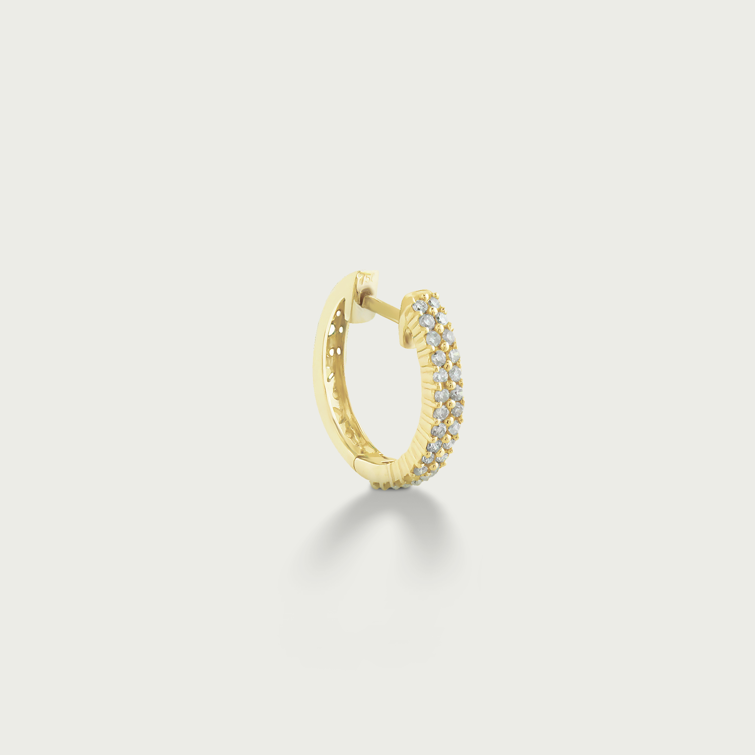 Meant to Believe Diamond Hoop Earrings