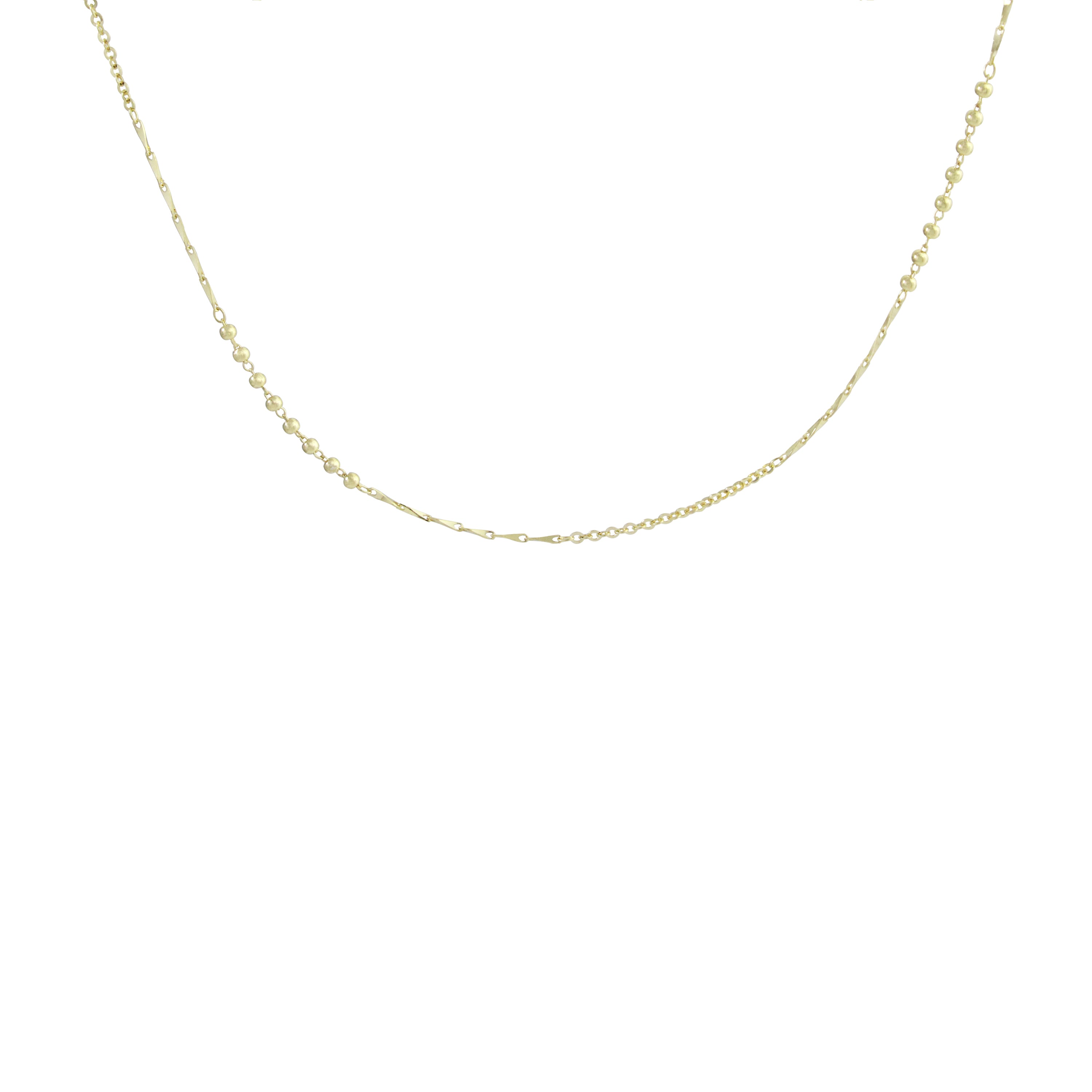 Elegant Fusion Gold Necklace