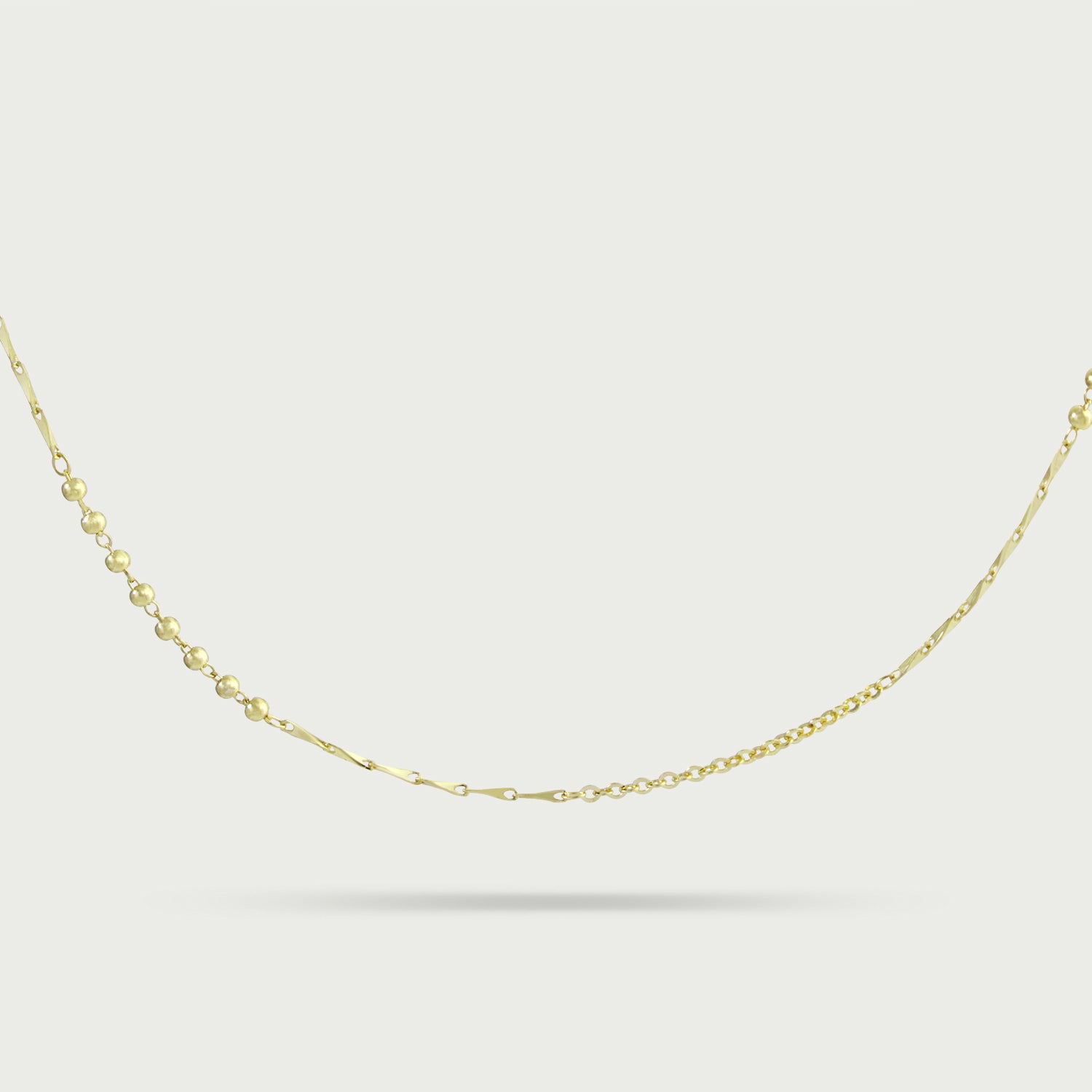 Elegant Fusion Gold Necklace