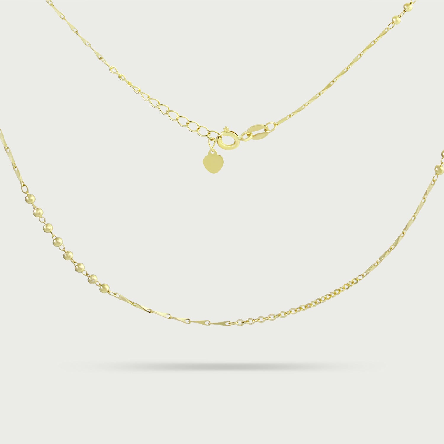 Elegant Fusion Gold Necklace