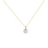 Tiny Solitary Pearl Serenade Necklace