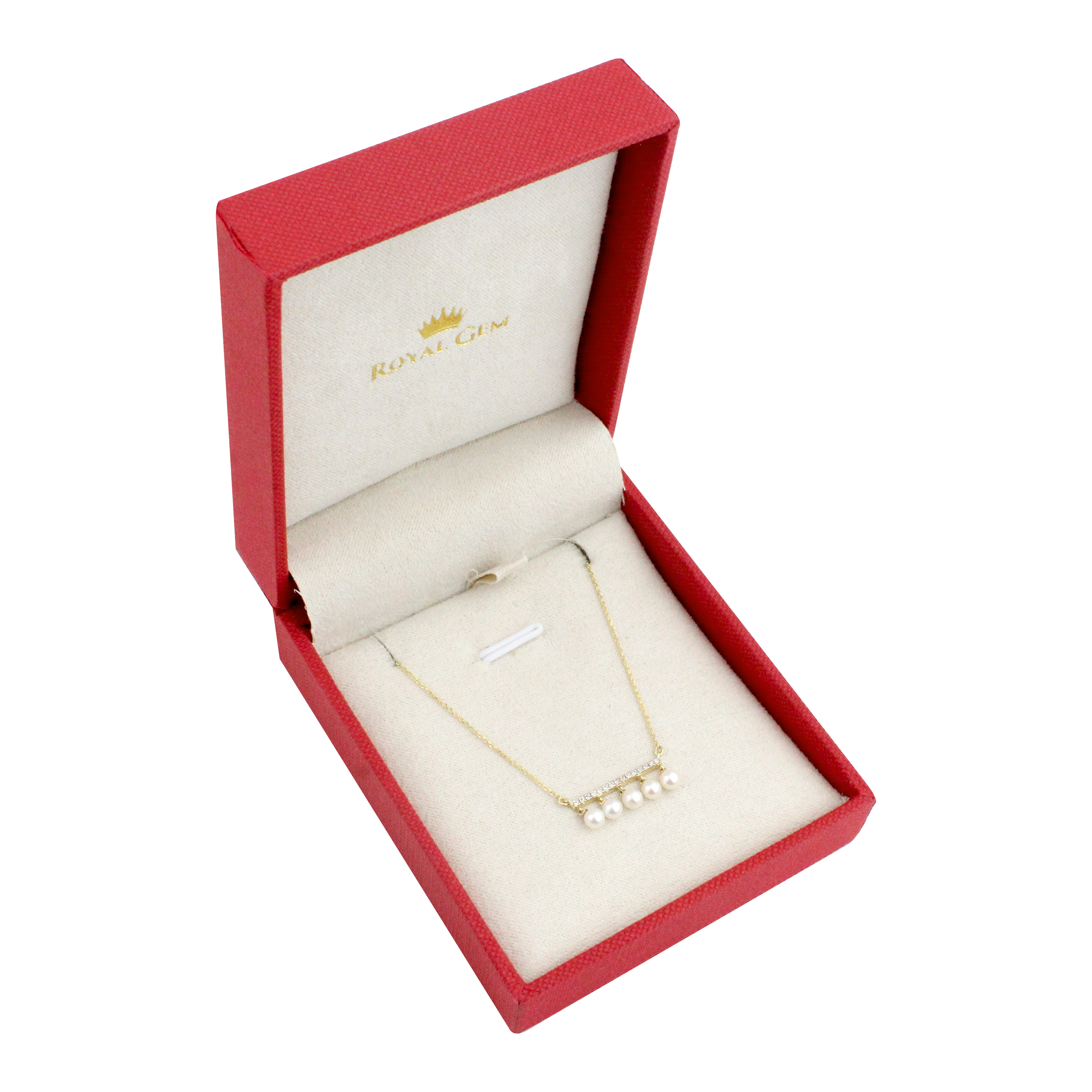 Quintet Dancing Pearl Necklace
