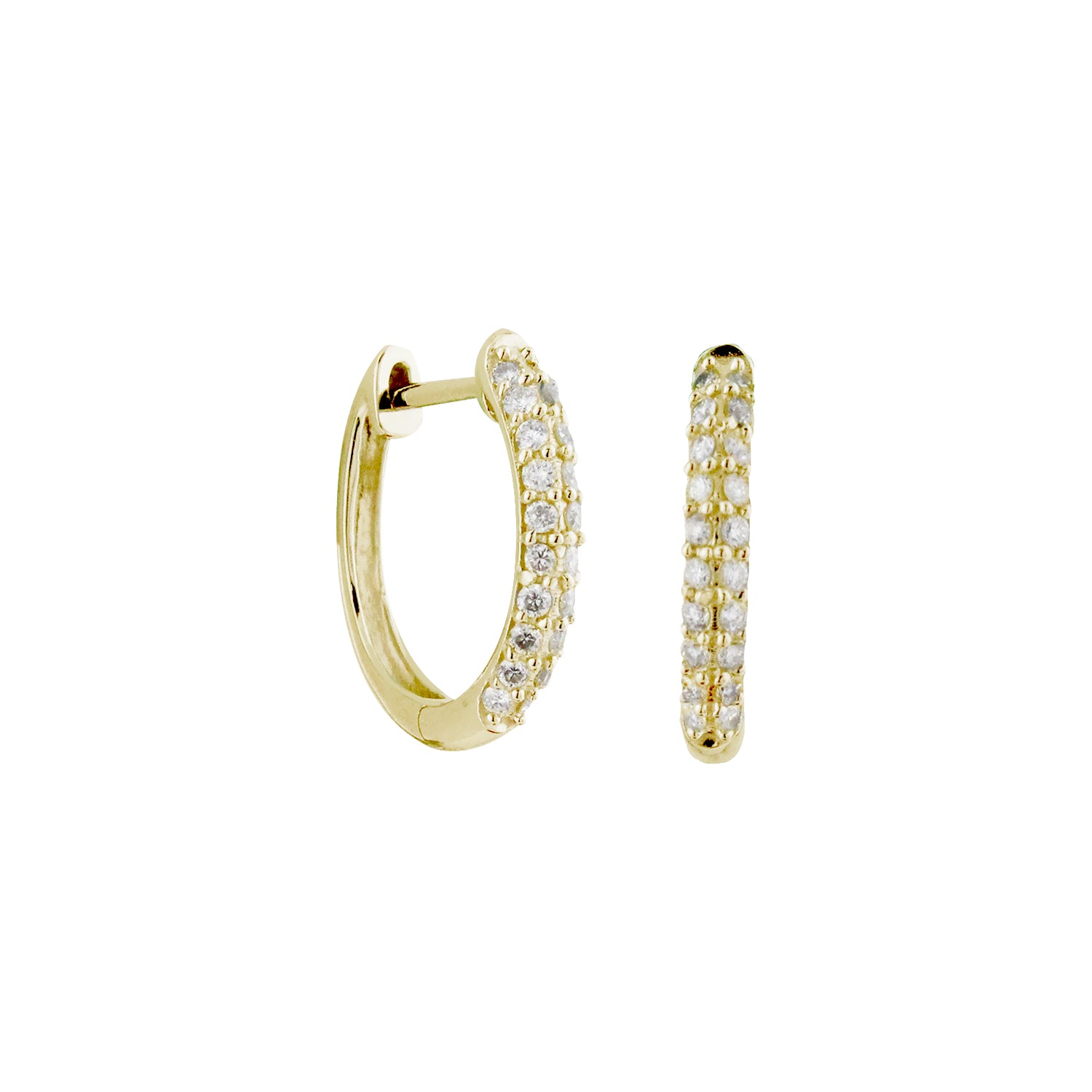 Believe It To See It Hoop Earrings
