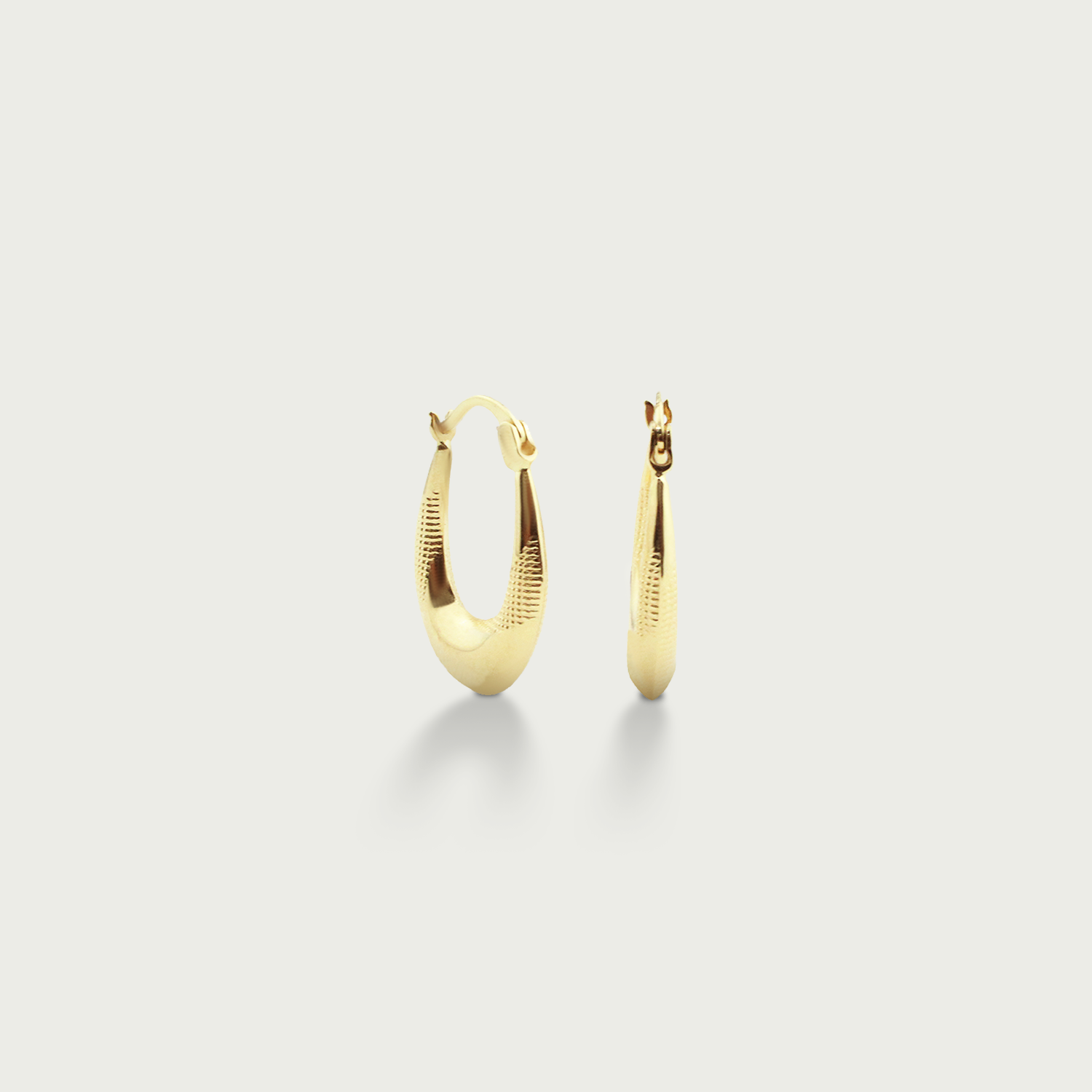 Magic Hour Gold Hoop Earrings