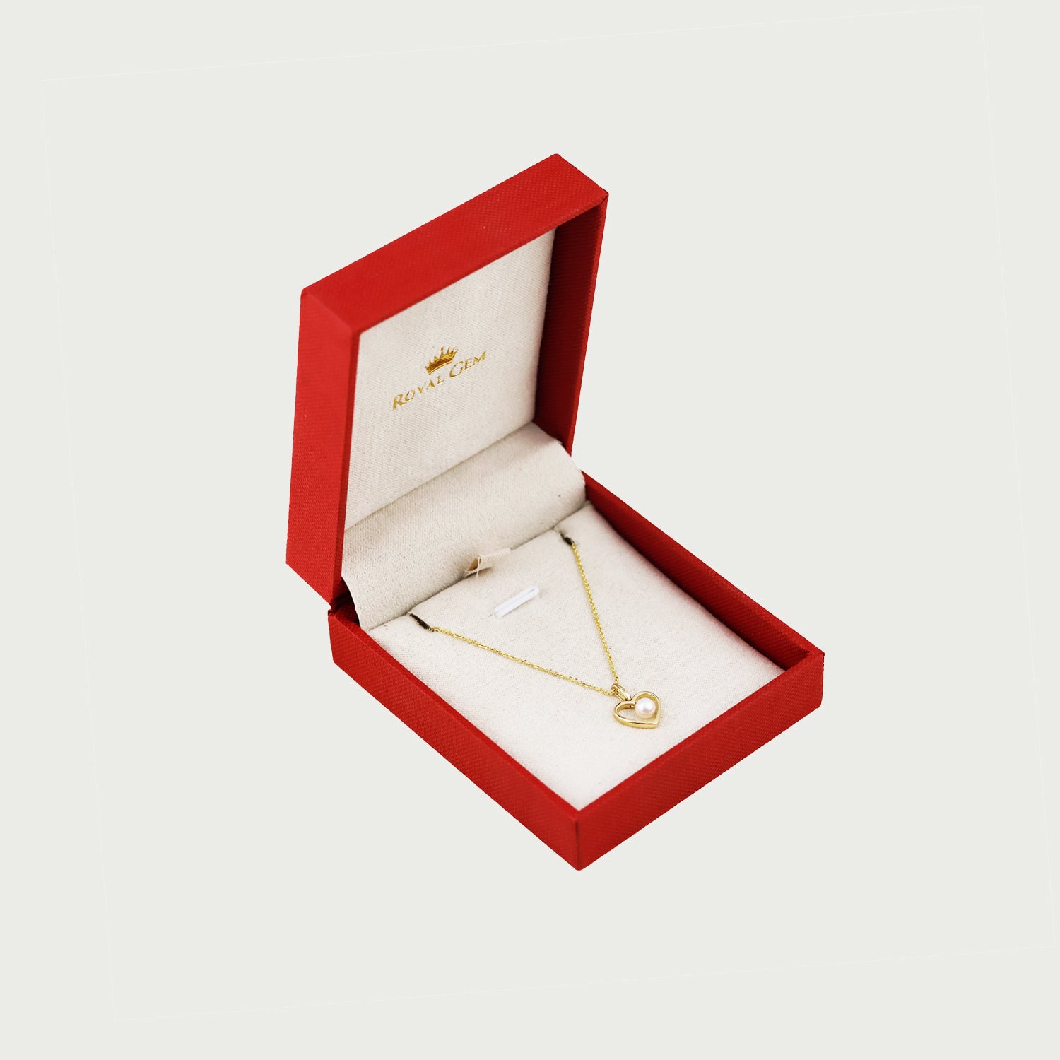 Cue the Heart Pearl Necklace