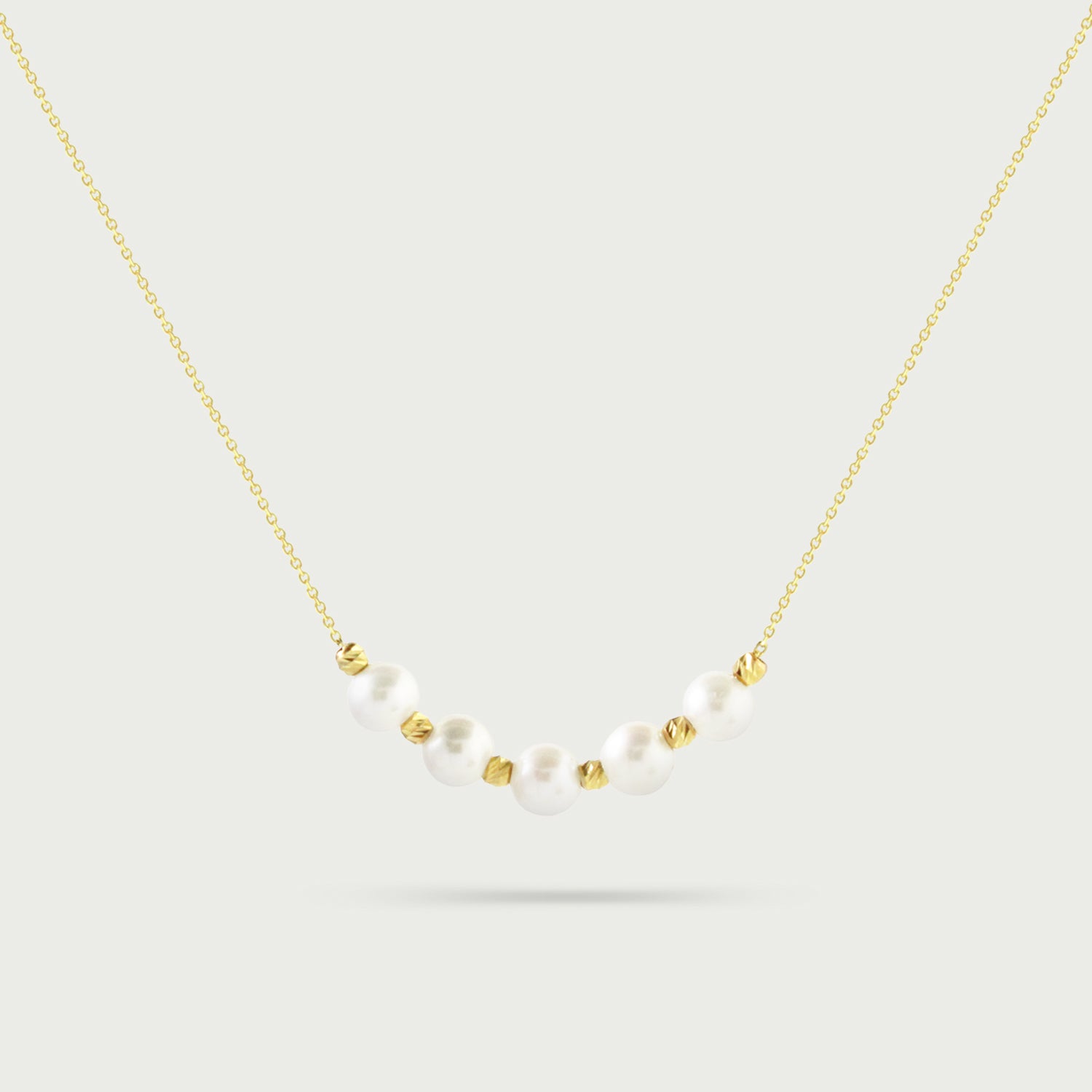 Refined Rhythm Pearl Necklace