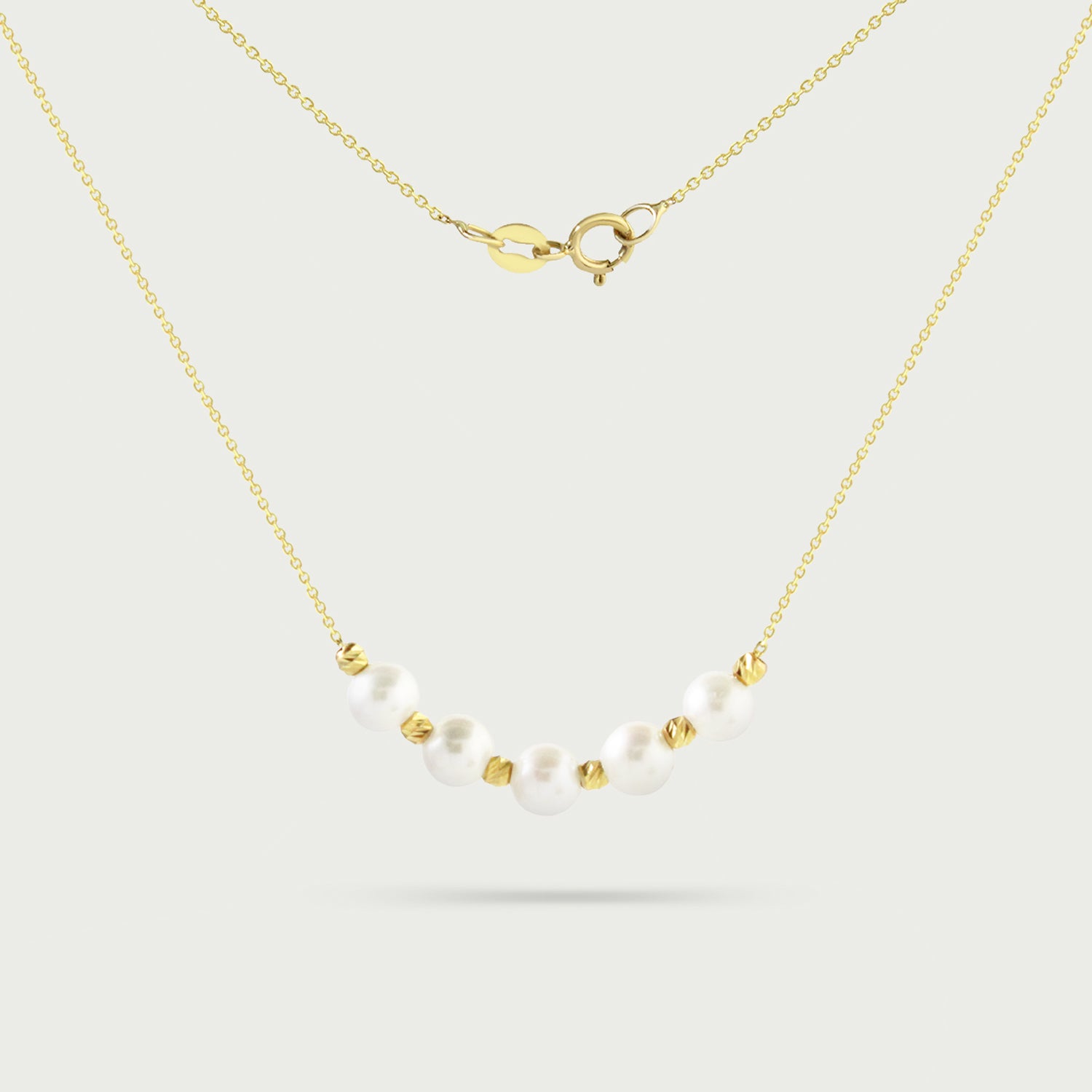 Refined Rhythm Pearl Necklace