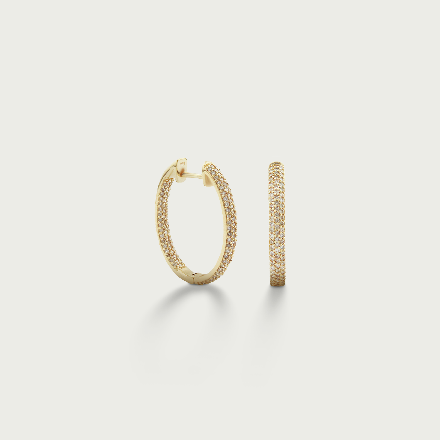 Infinite Promise Diamond Hoop Earrings