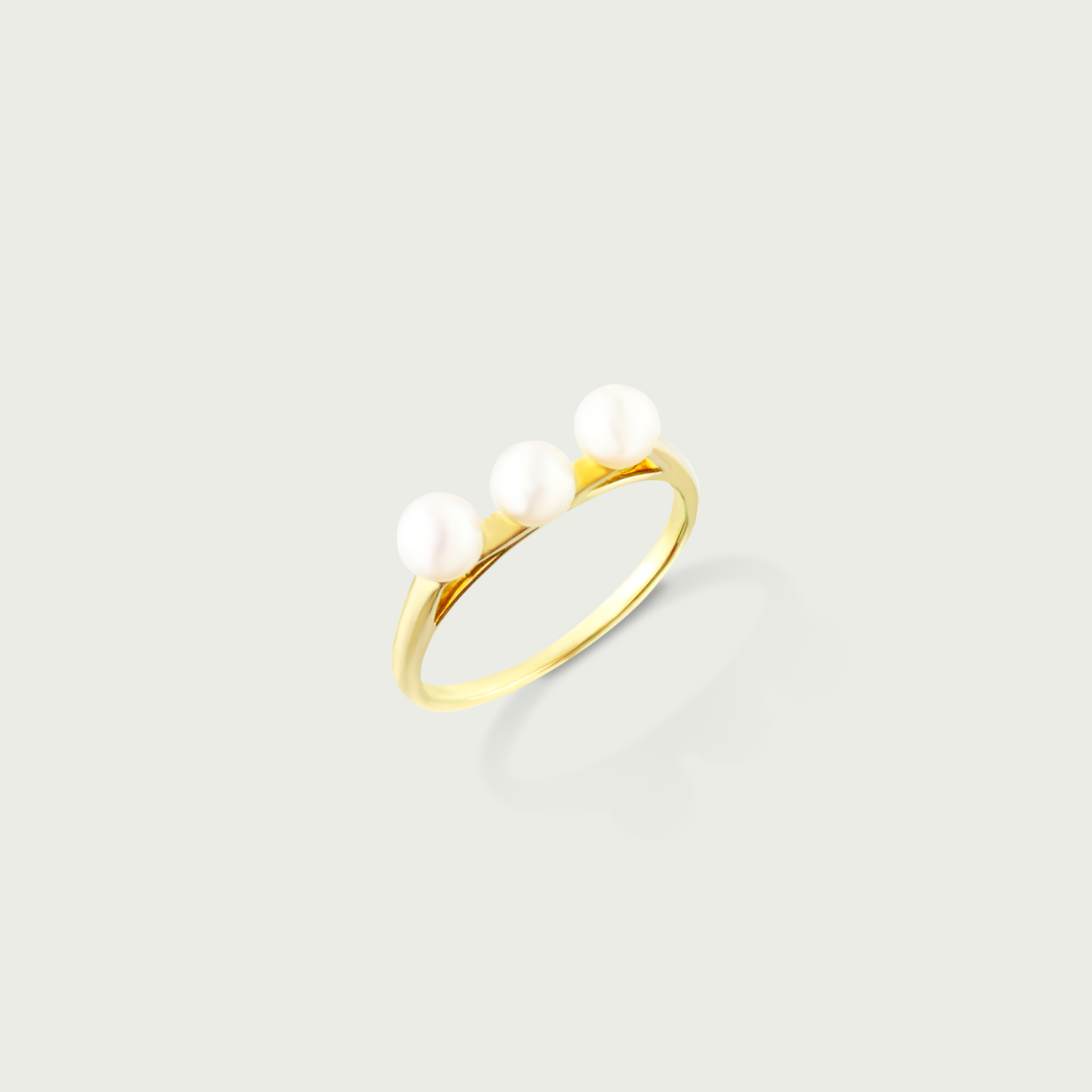 Sea Nymph Three Pearl Ring