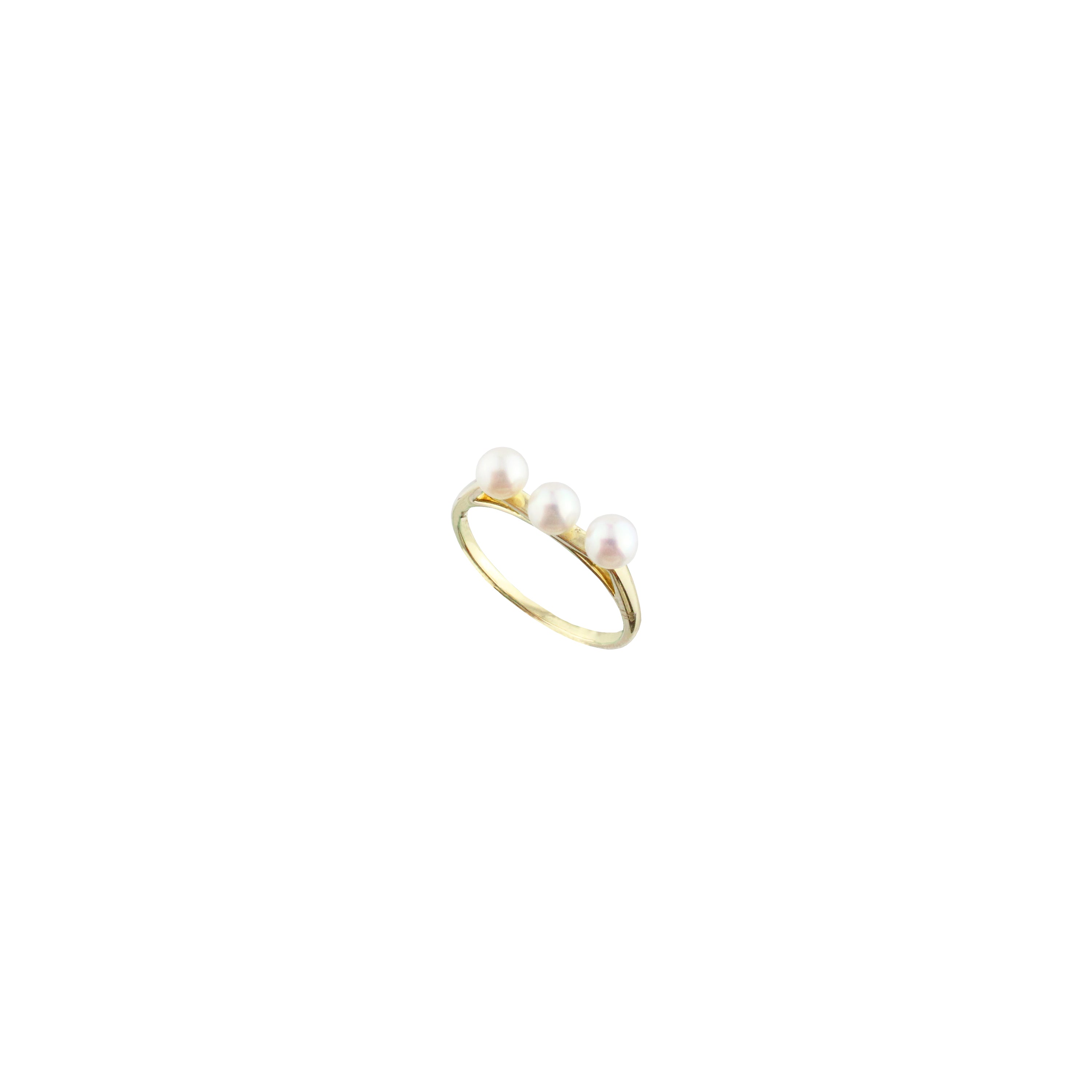Sea Nymph Three Pearl Ring