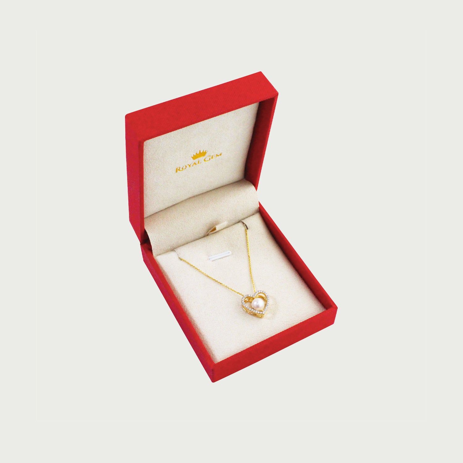 Heartline Pearl Necklace