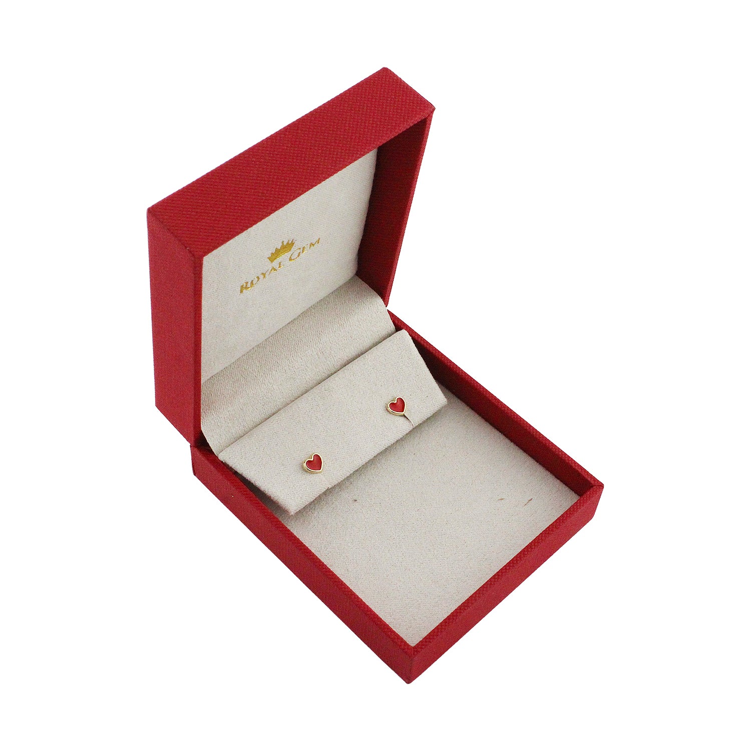 Candy Heart Stud Earrings