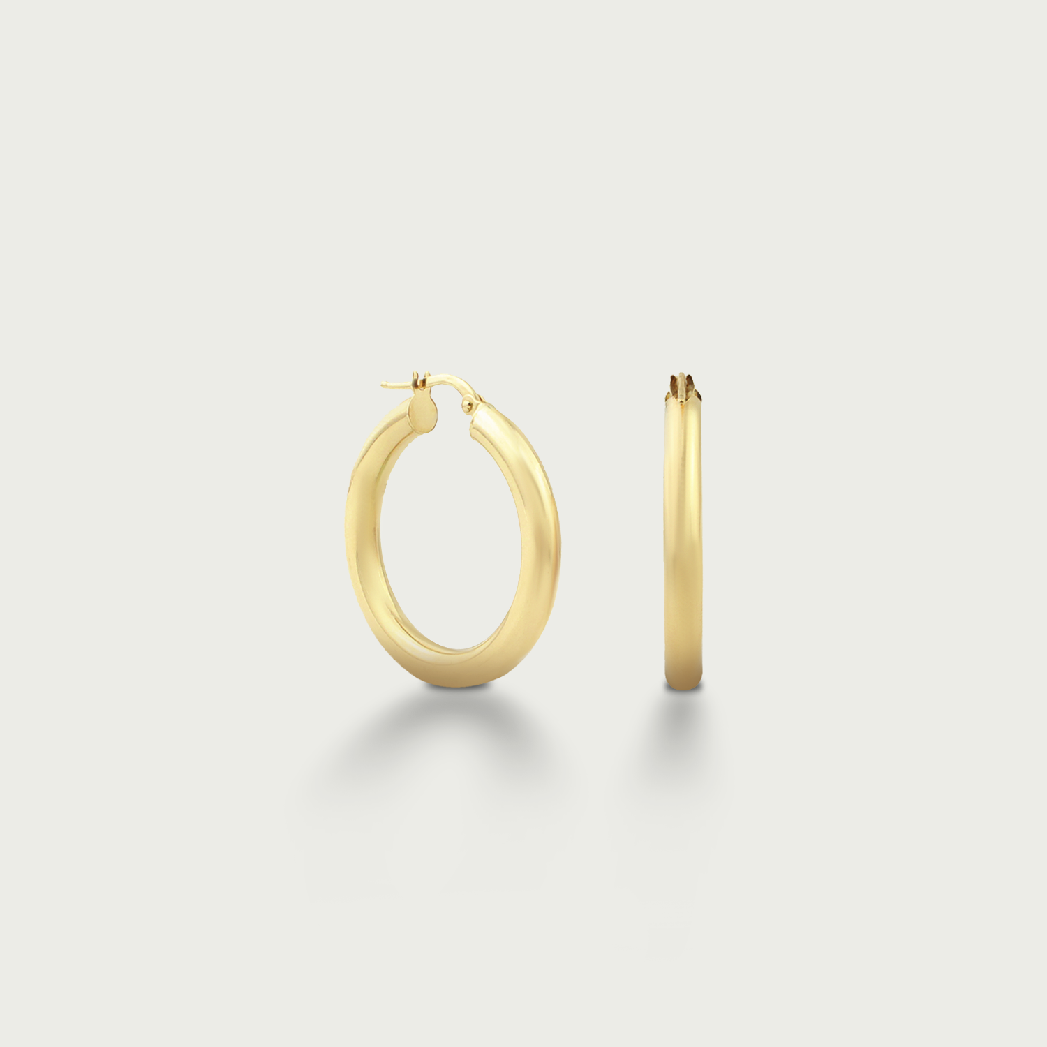 Opening Act Gold Hoop Earrings