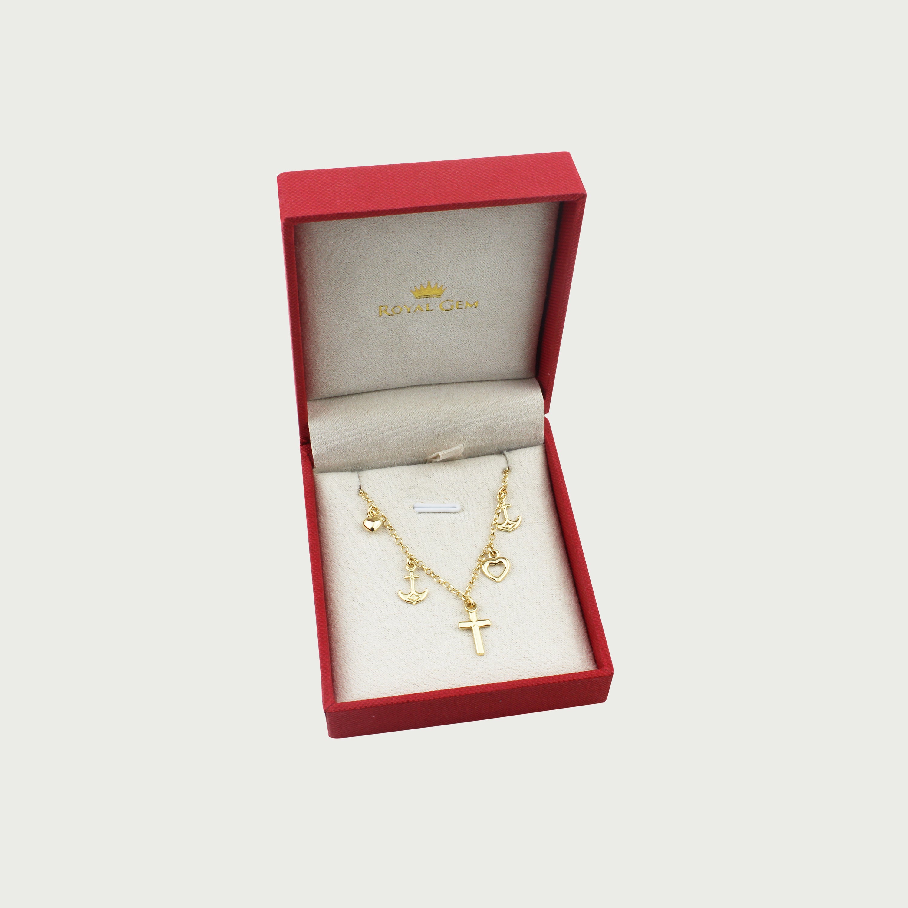 Divine Charms Gold Necklace