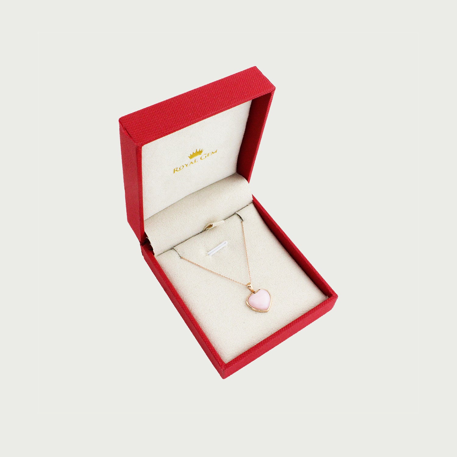 Tender Heart Pink Opal Necklace
