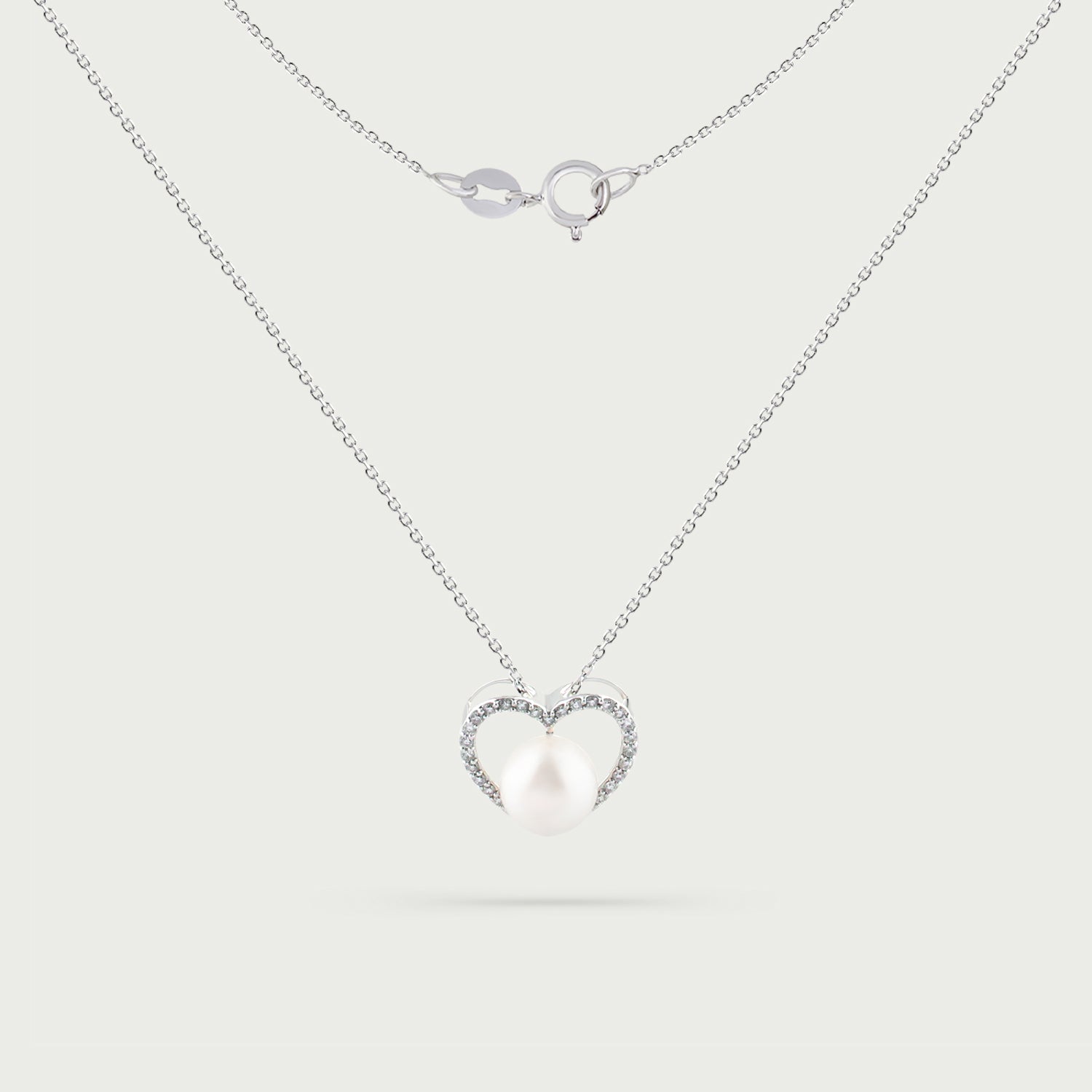 Heartlight Pearl Necklace