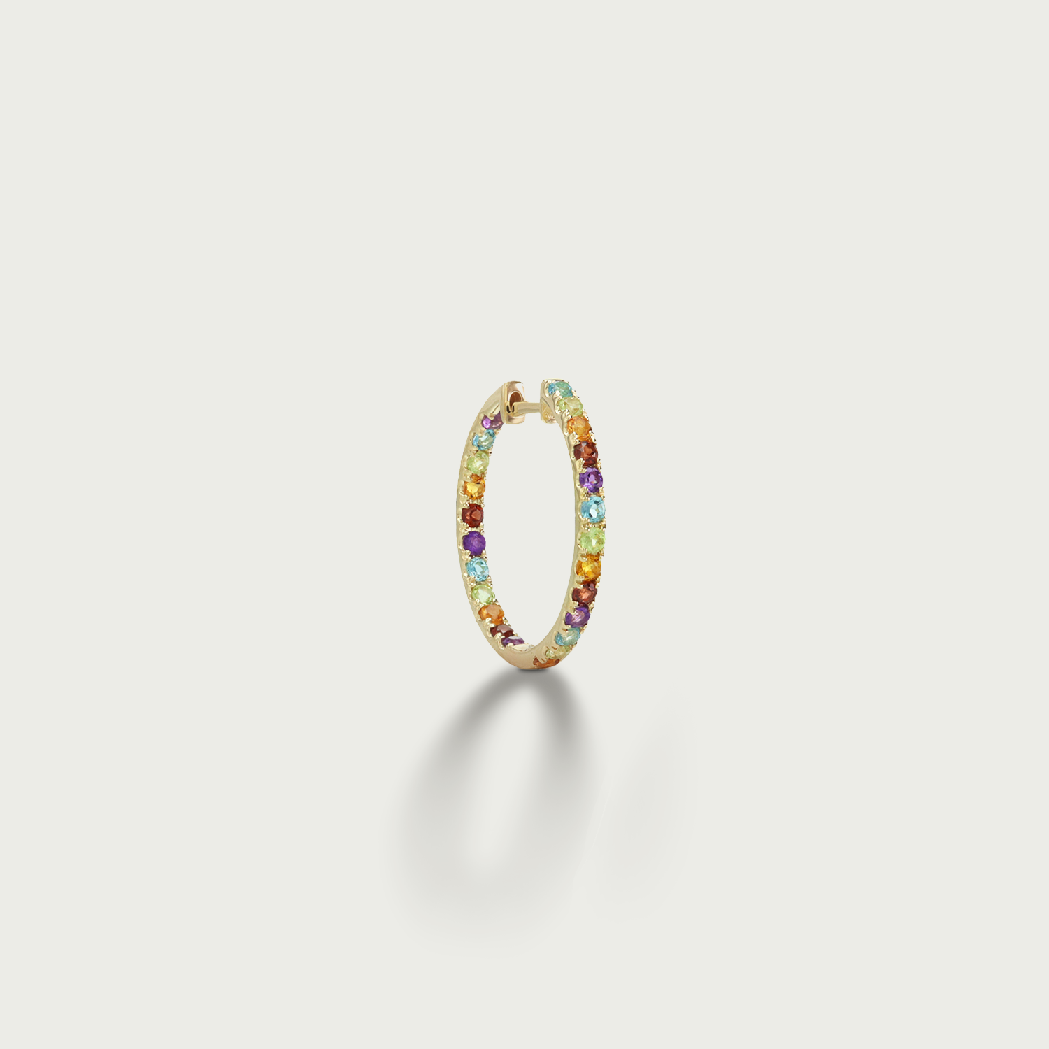Chasing Rainbow Hoop Earrings