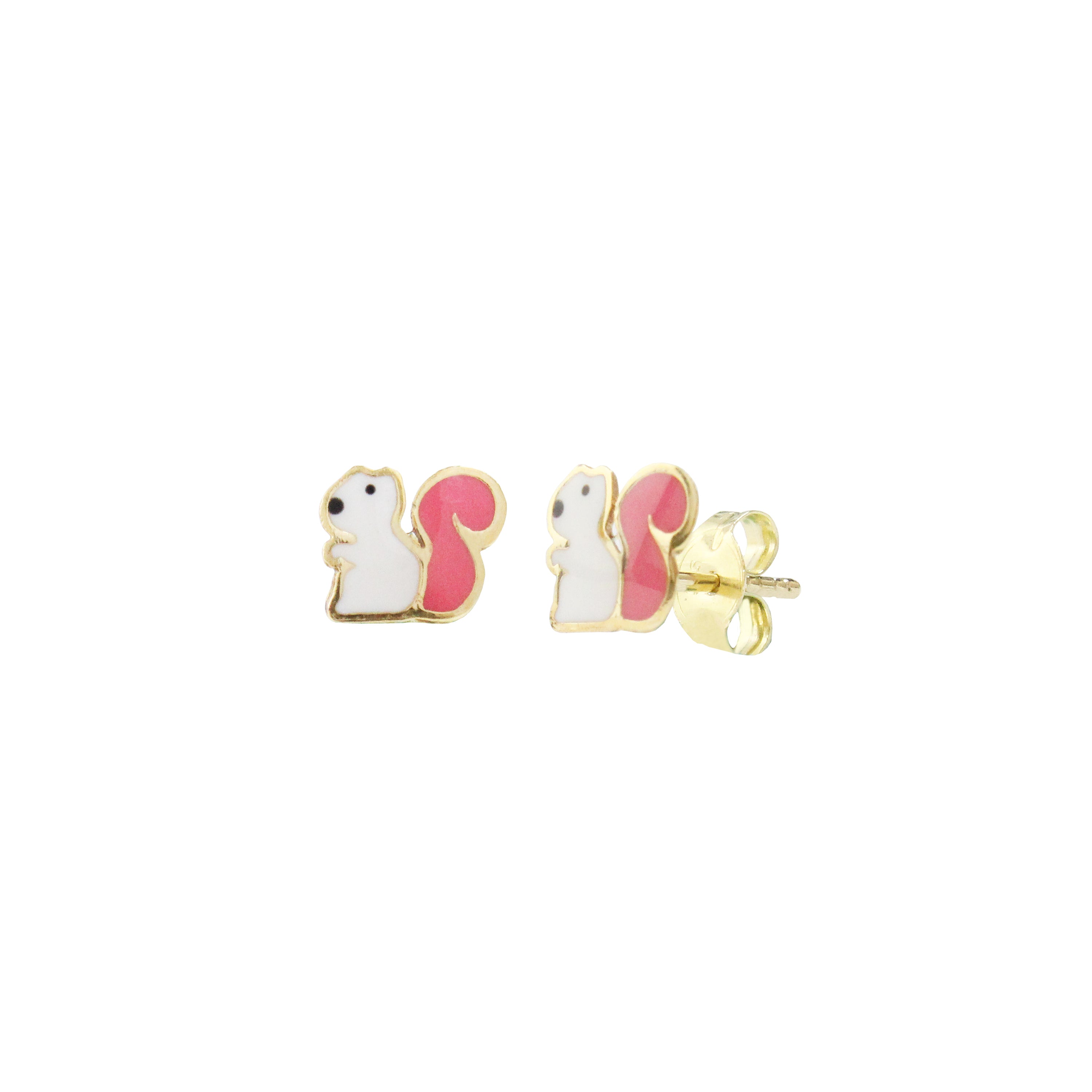 Cotton Tail Stud Earrings