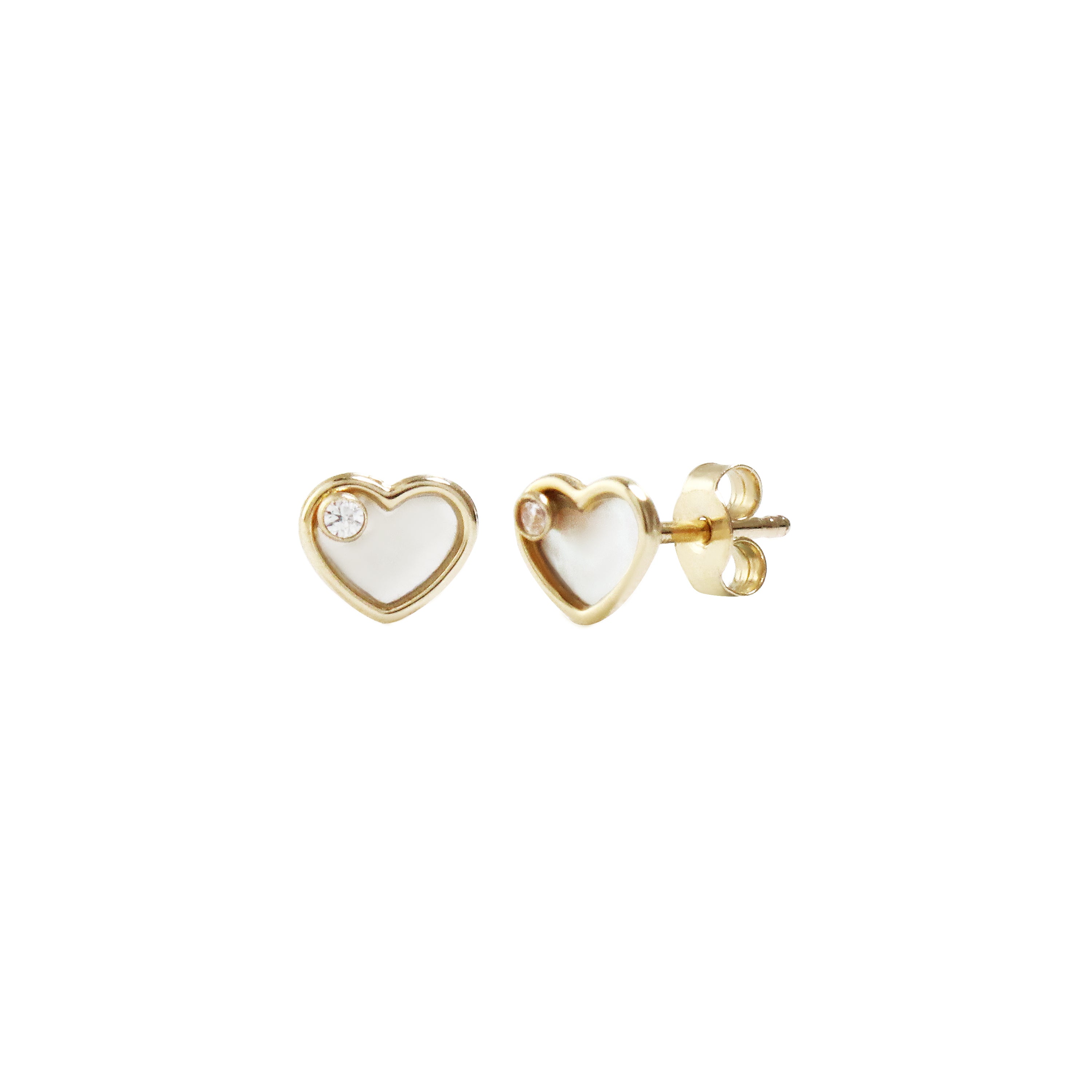Heart of the Night Sky Stud Earrings