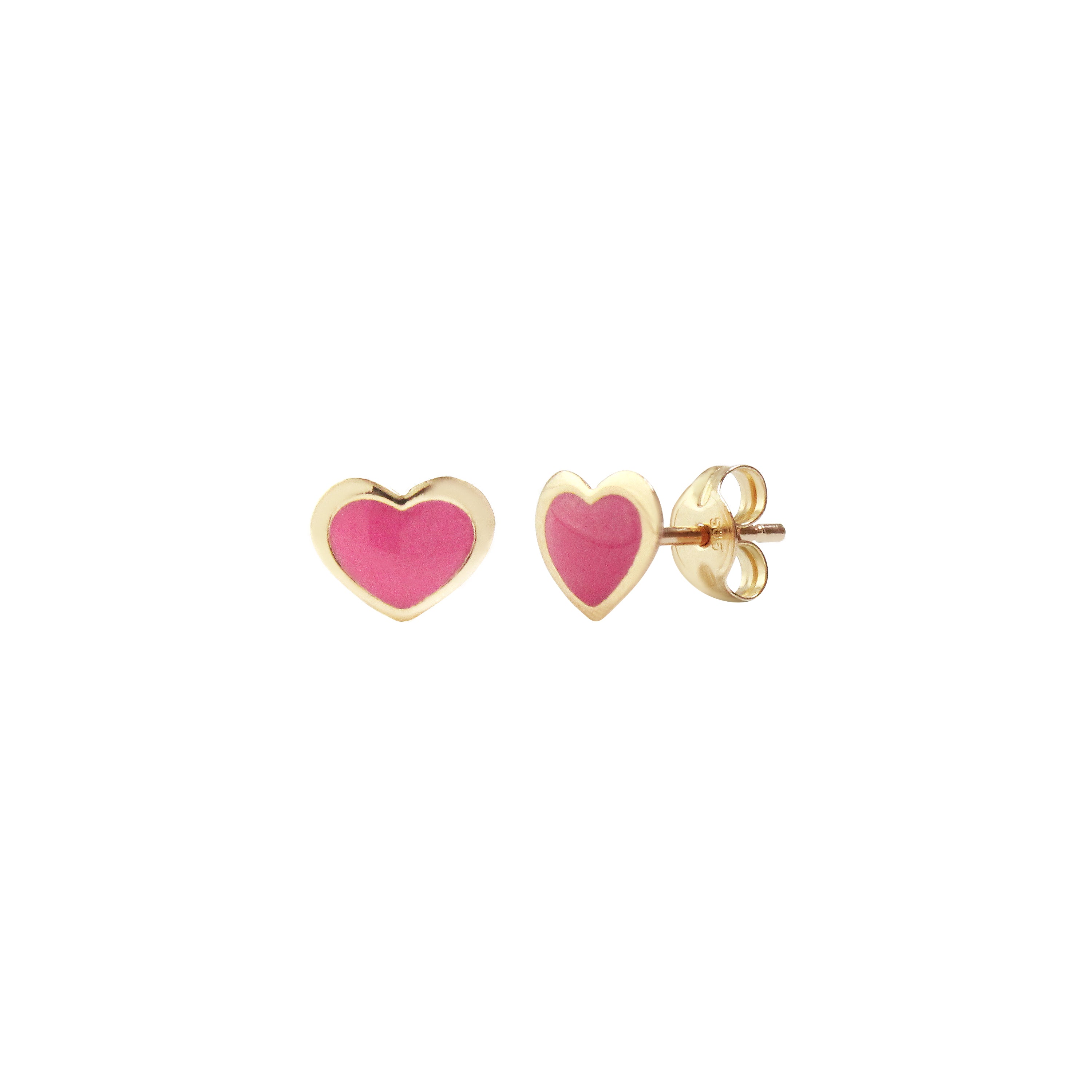 Blush Pink Gold Earrings