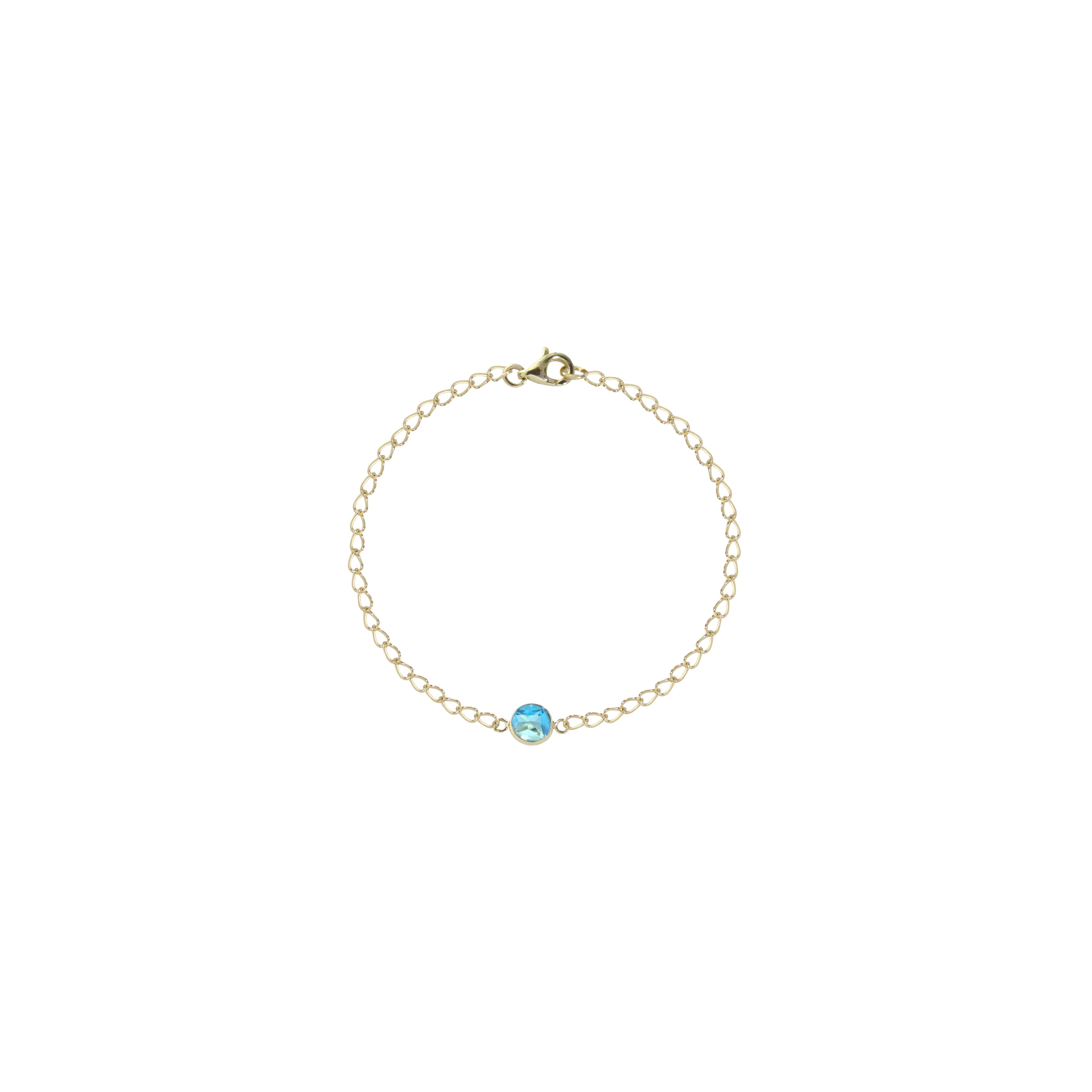 Inner Glow Blue Topaz Bracelet
