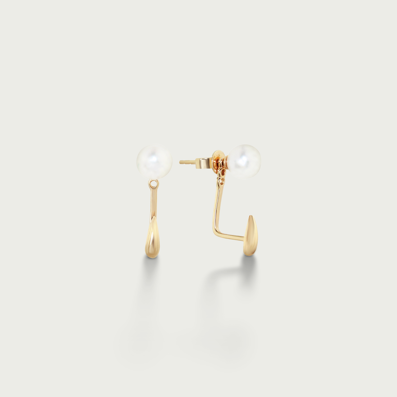Moonlit Bay Pearl Stud Earrings