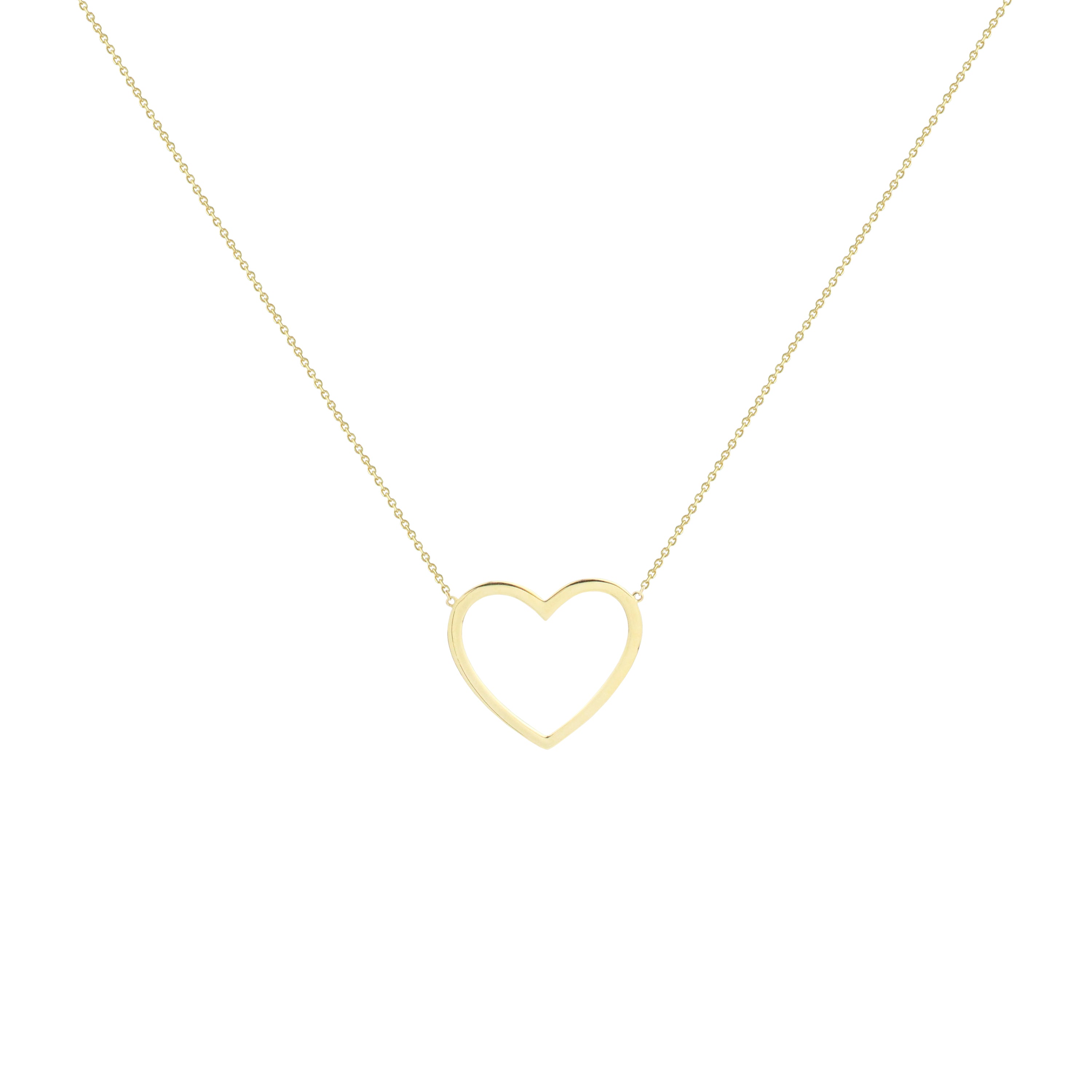 Endearing Heart Gold Necklace