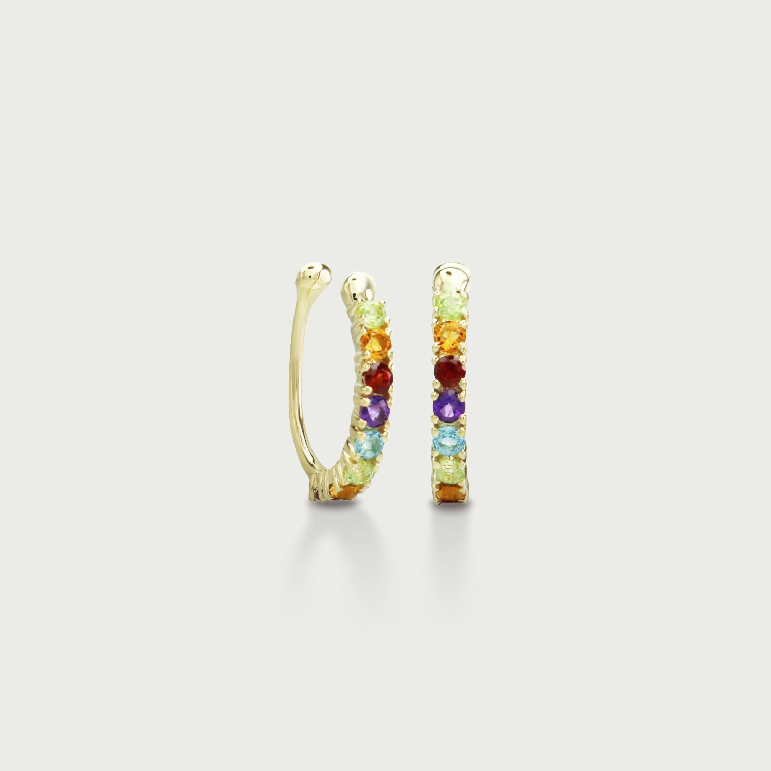 Got to Go Rainbow Ear Cuff Earrings