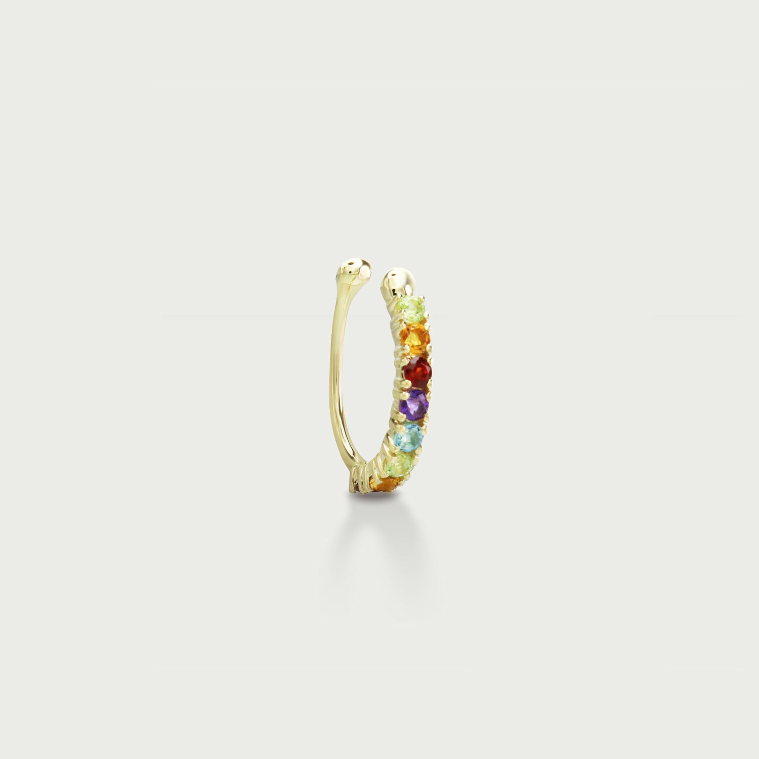 Got to Go Rainbow Ear Cuff Earrings